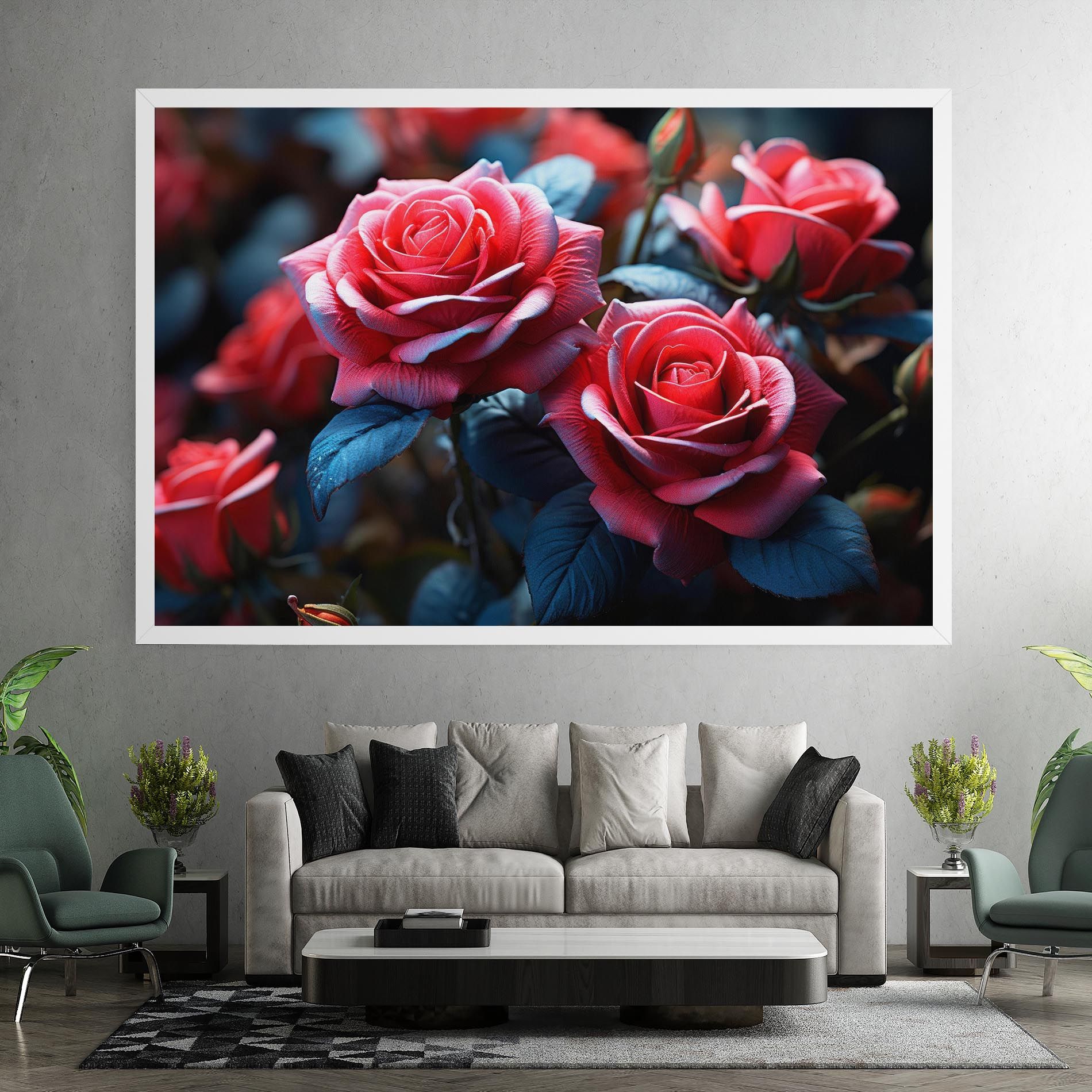 Dark Pink Rose mockup 7