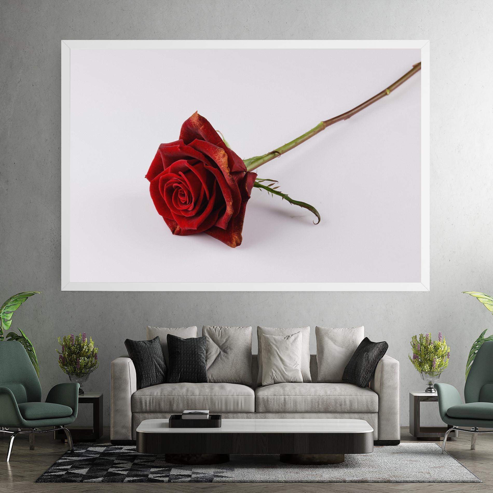 Vászonkép Lonely Rose mockup 7