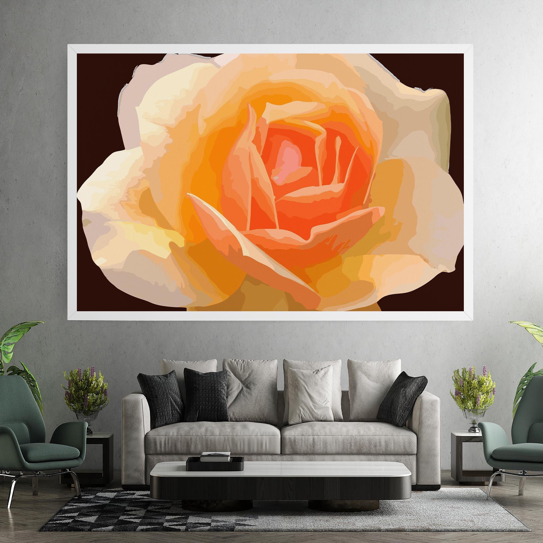 Vászonkép Orange Rose Ioana mockup 7