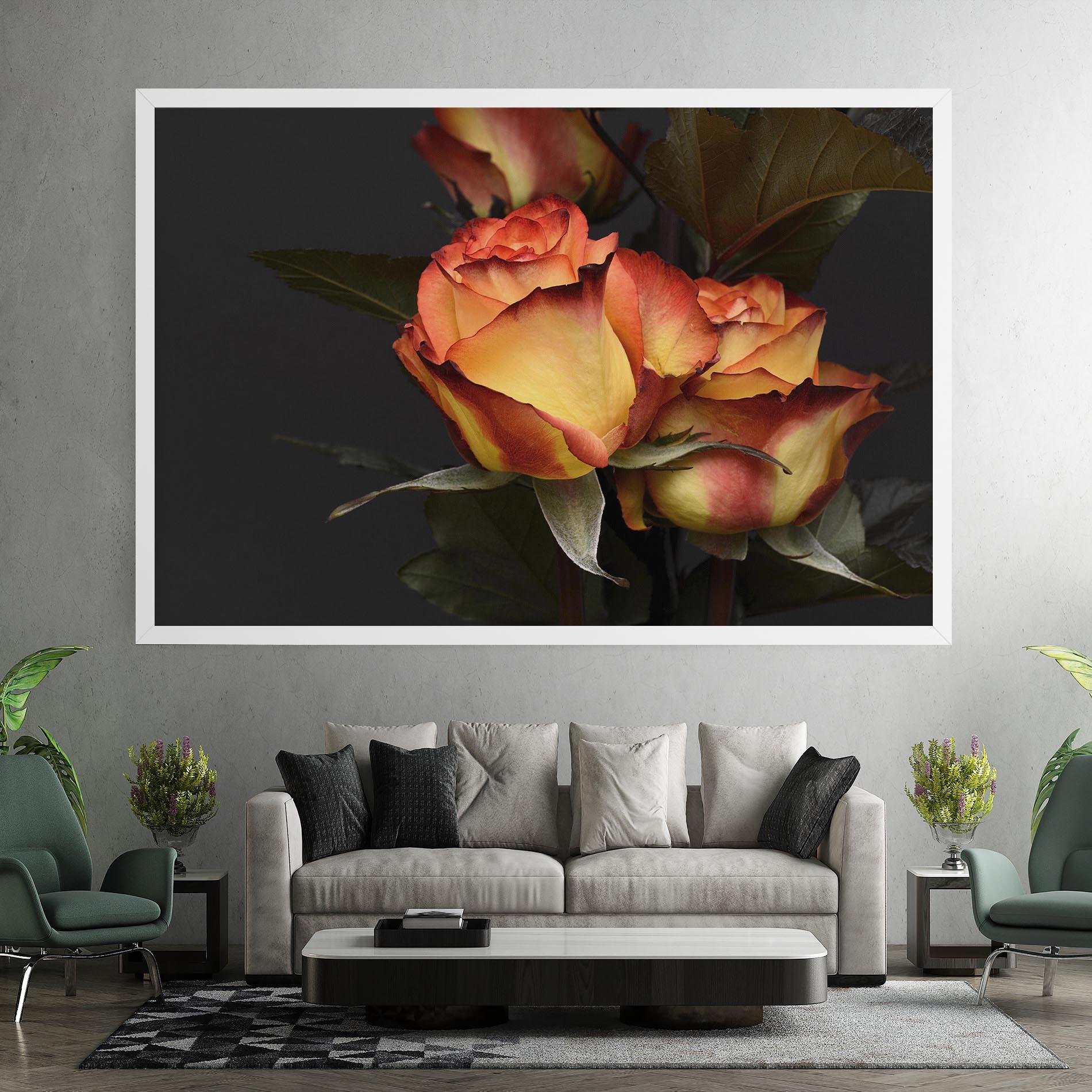 Vászonkép Orange Rose mockup 7