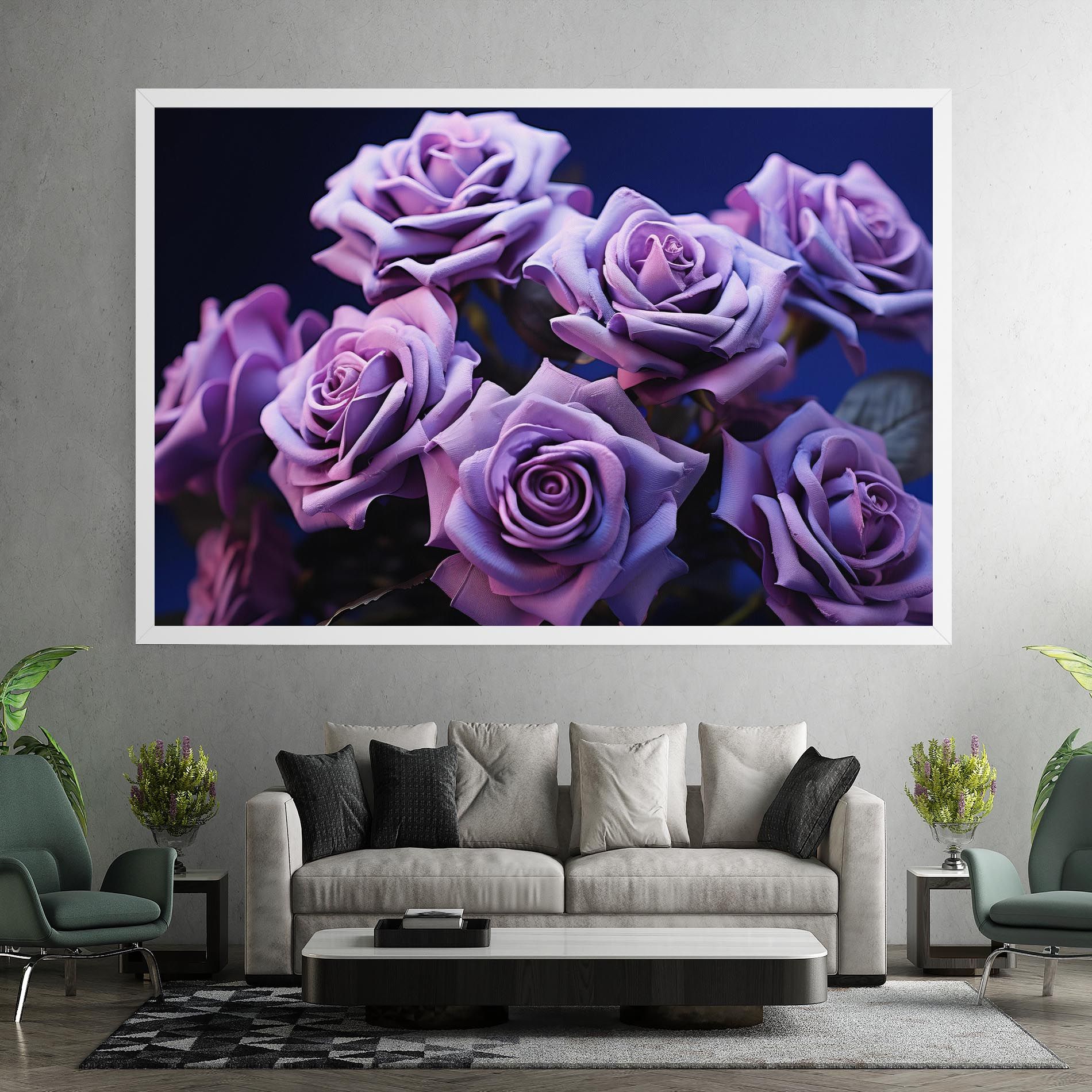 Pastel Purple Rose mockup 7