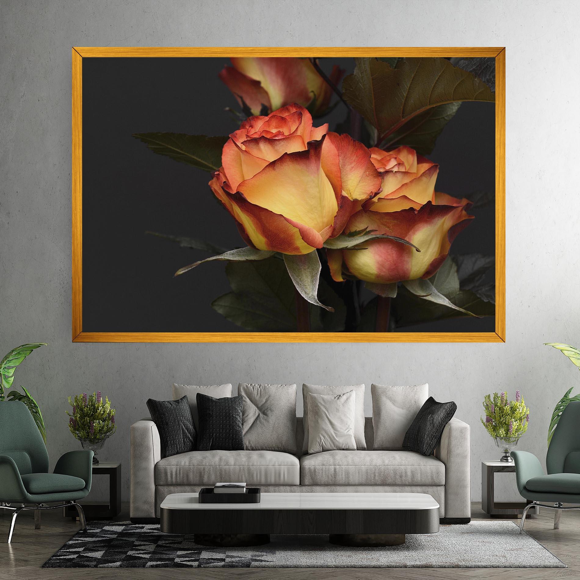 Vászonkép Orange Rose mockup 7