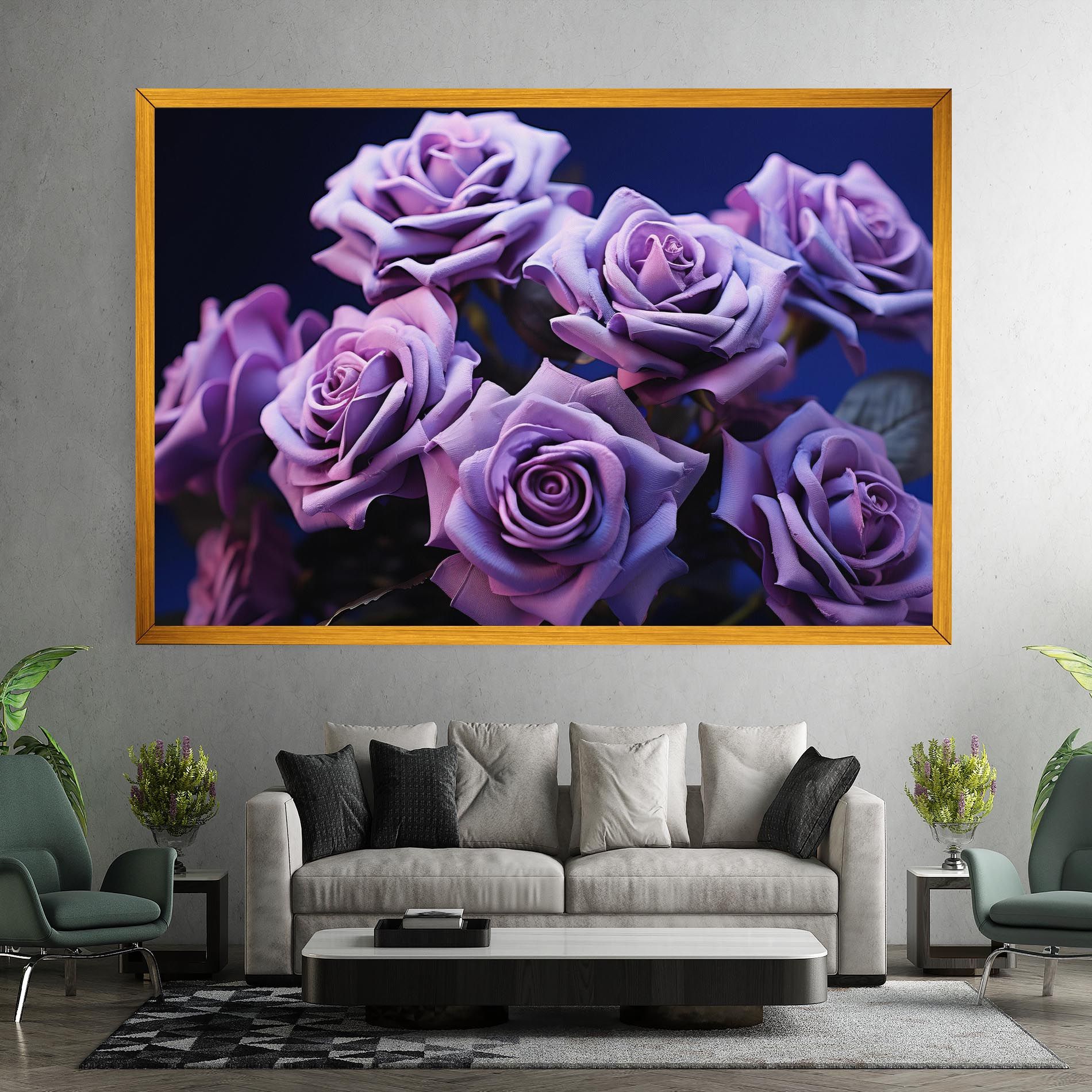 Pastel Purple Rose mockup 7