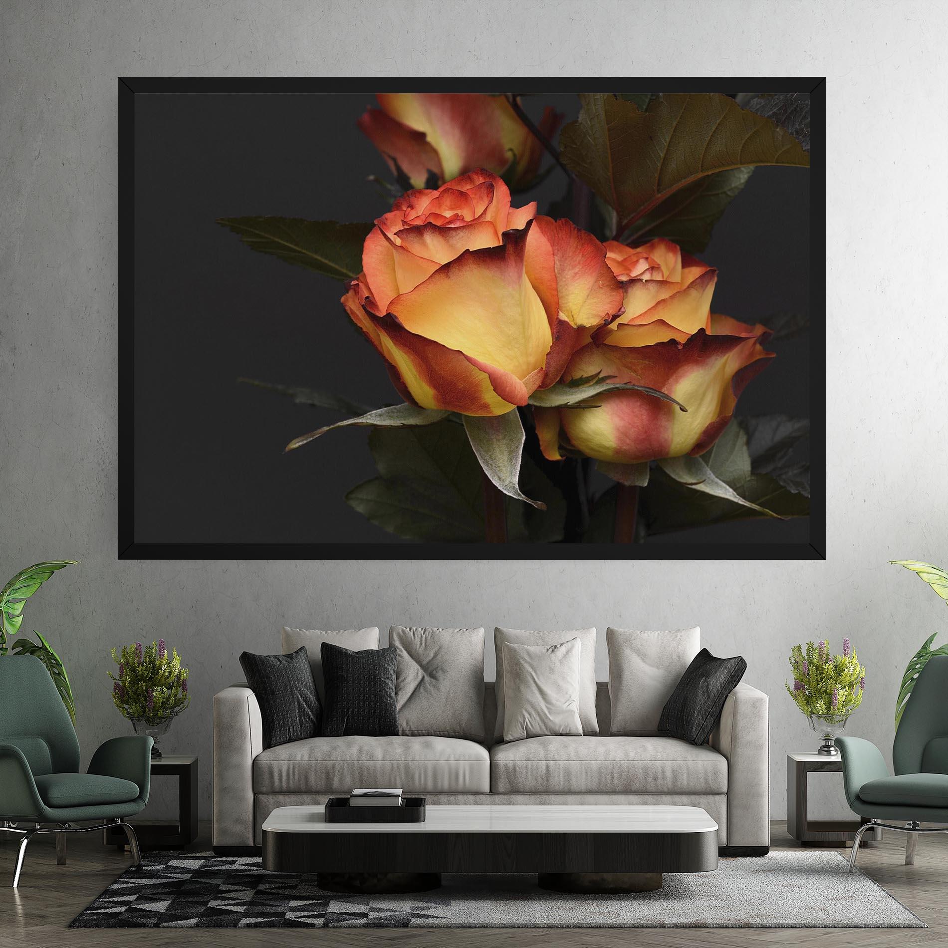 Vászonkép Orange Rose mockup 7