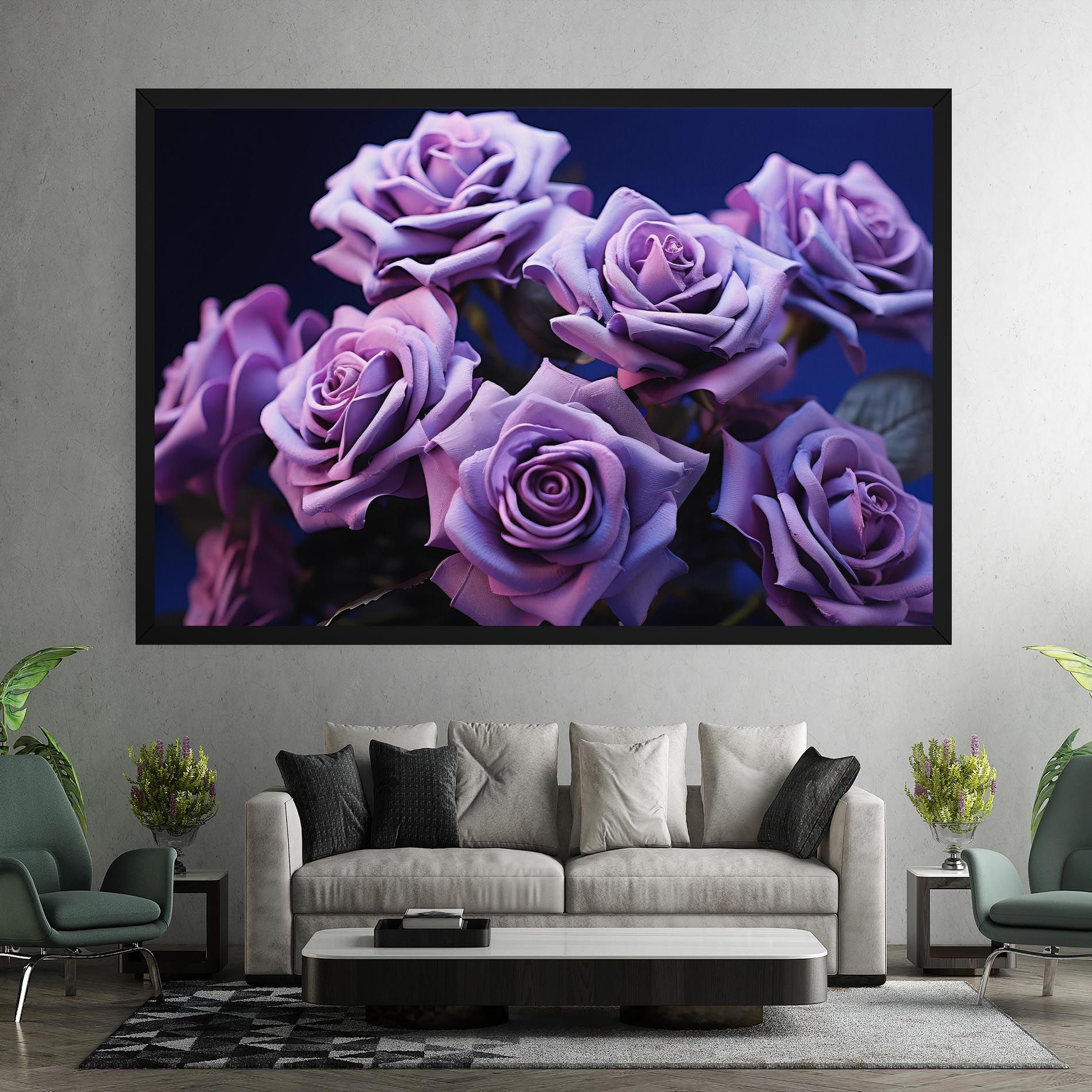Pastel Purple Rose mockup 7