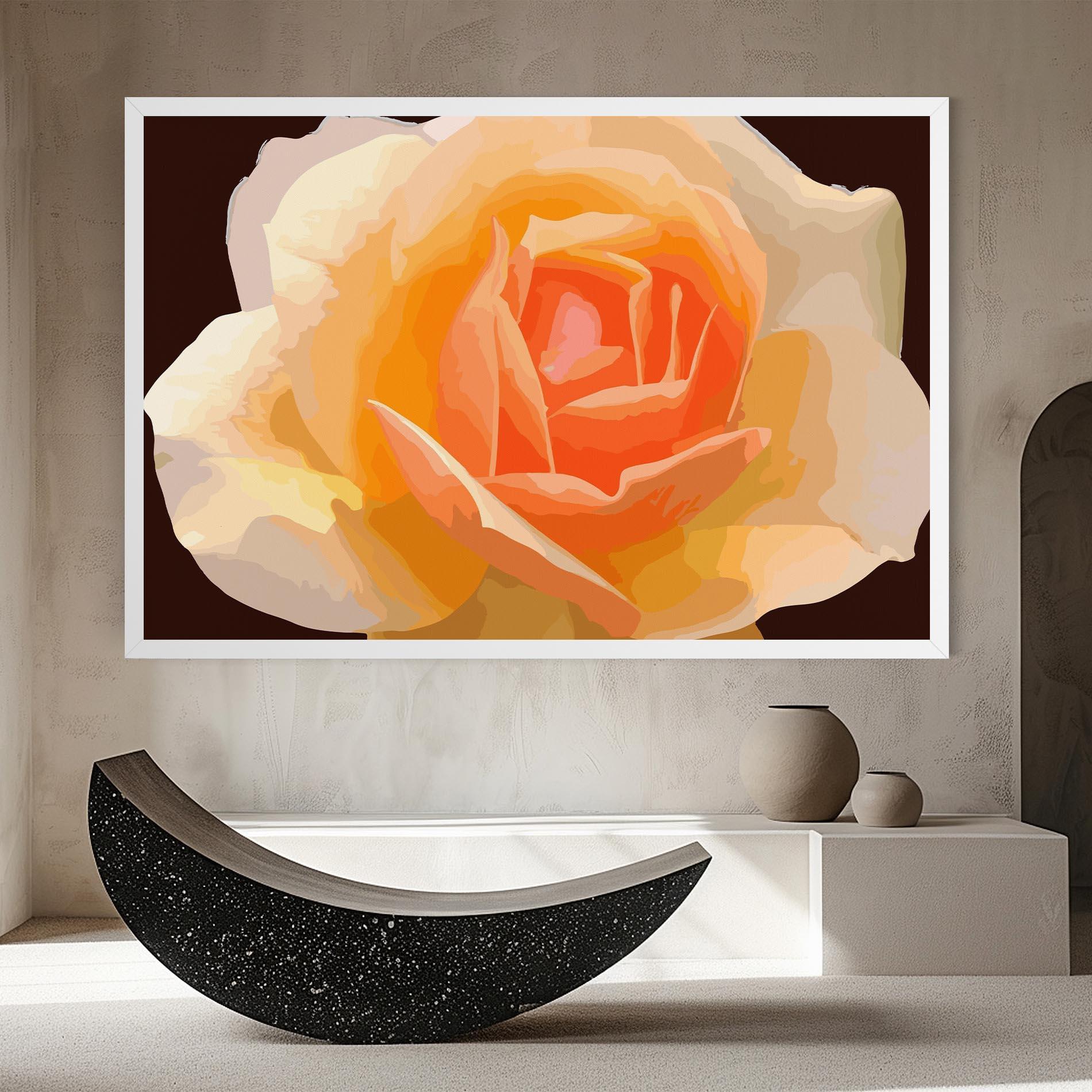 Vászonkép Orange Rose Ioana mockup 8