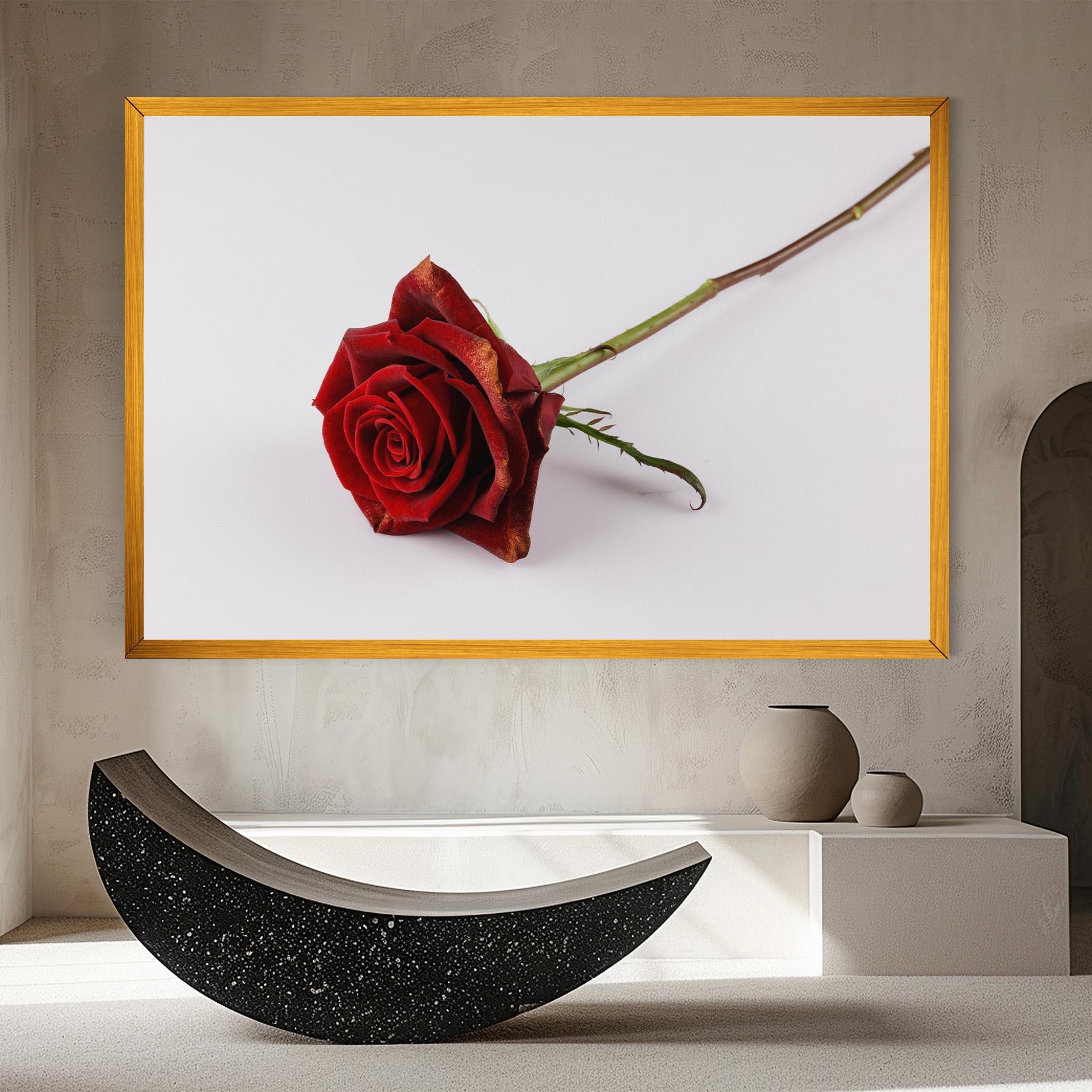 Vászonkép Lonely Rose mockup 8