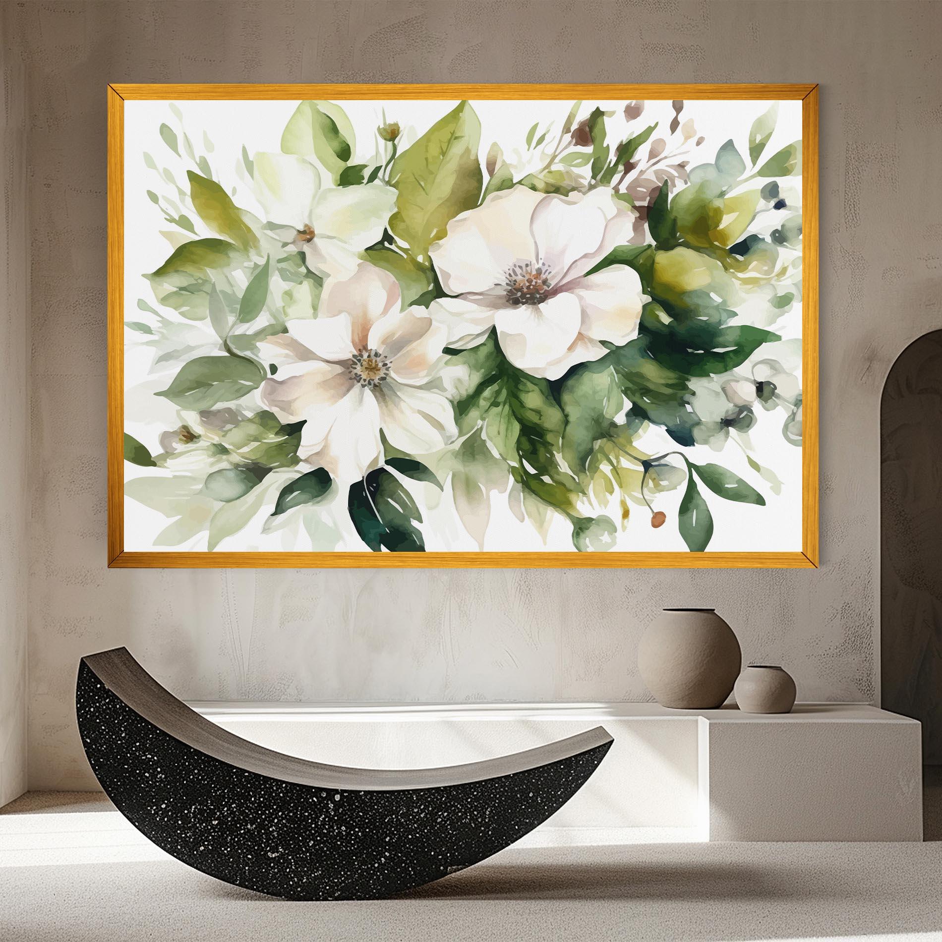 Vászonkép Opened Rose mockup 8