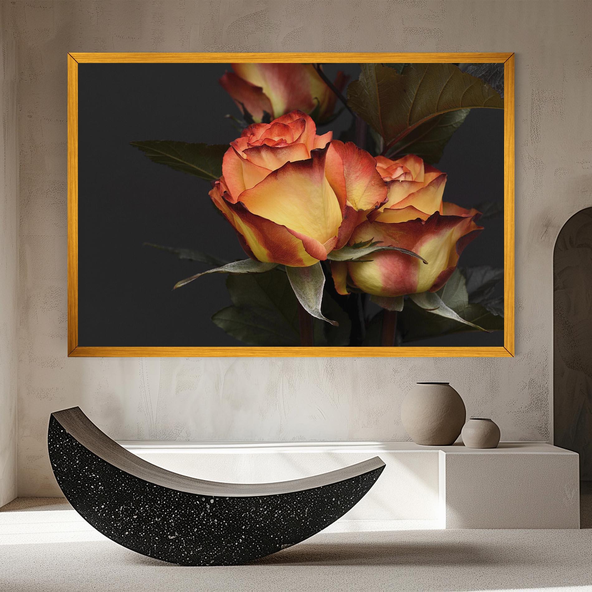 Vászonkép Orange Rose mockup 8
