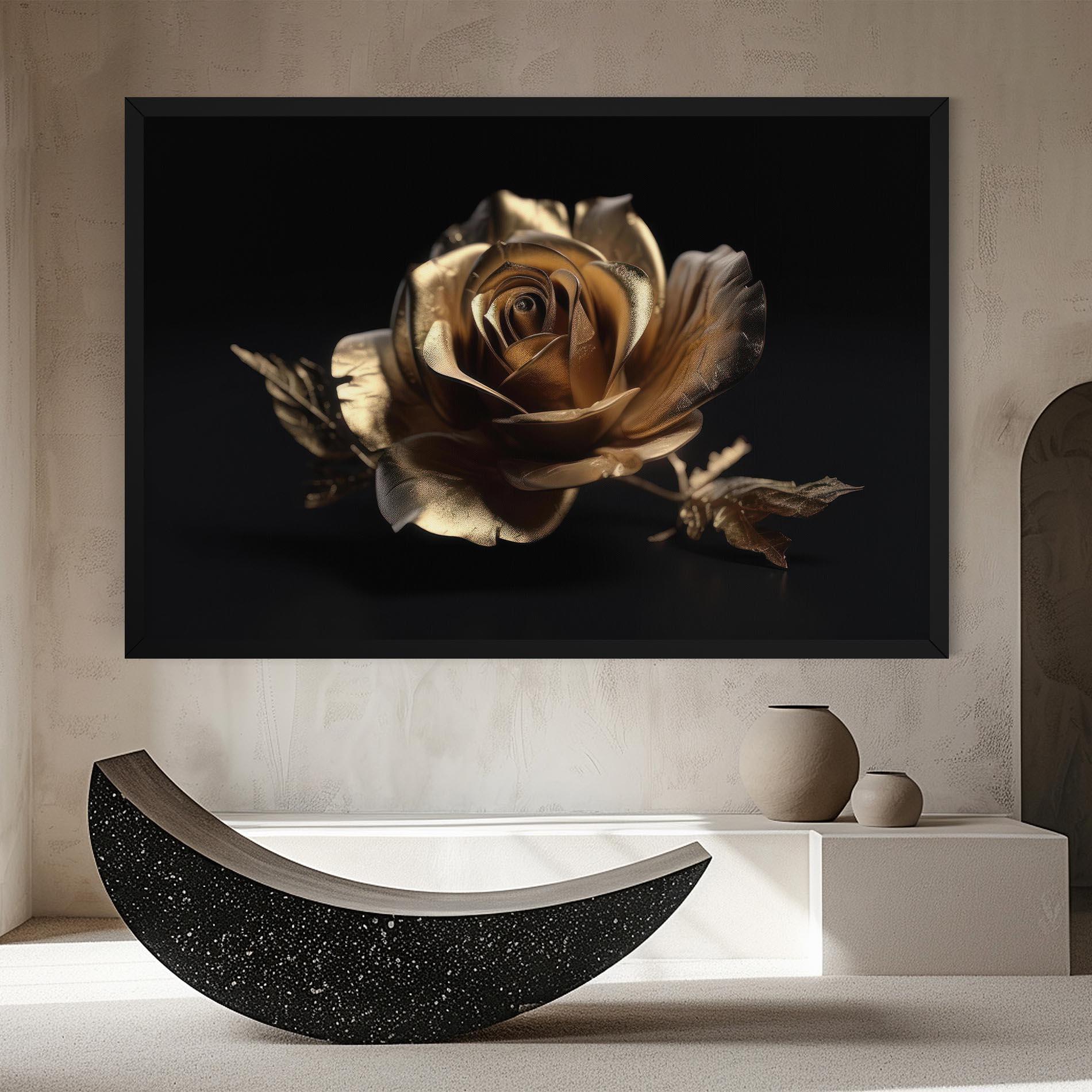 Vászonkép Gold Rose mockup 8