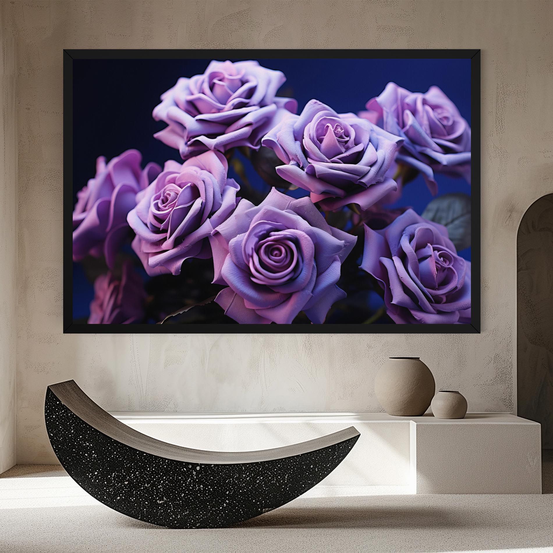 Pastel Purple Rose mockup 8