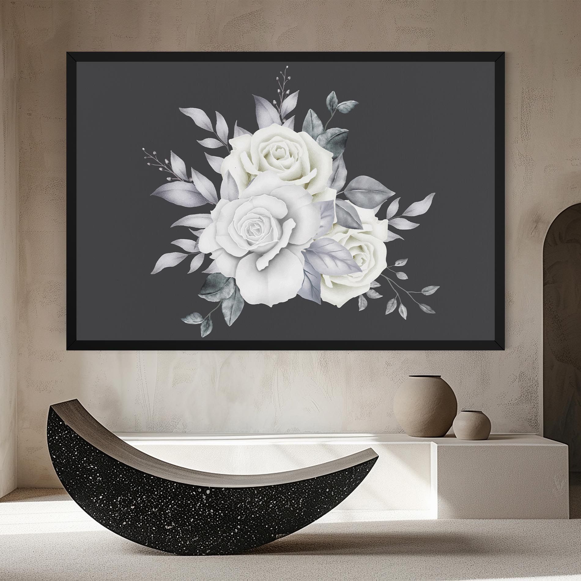 White Grey Rose mockup 8