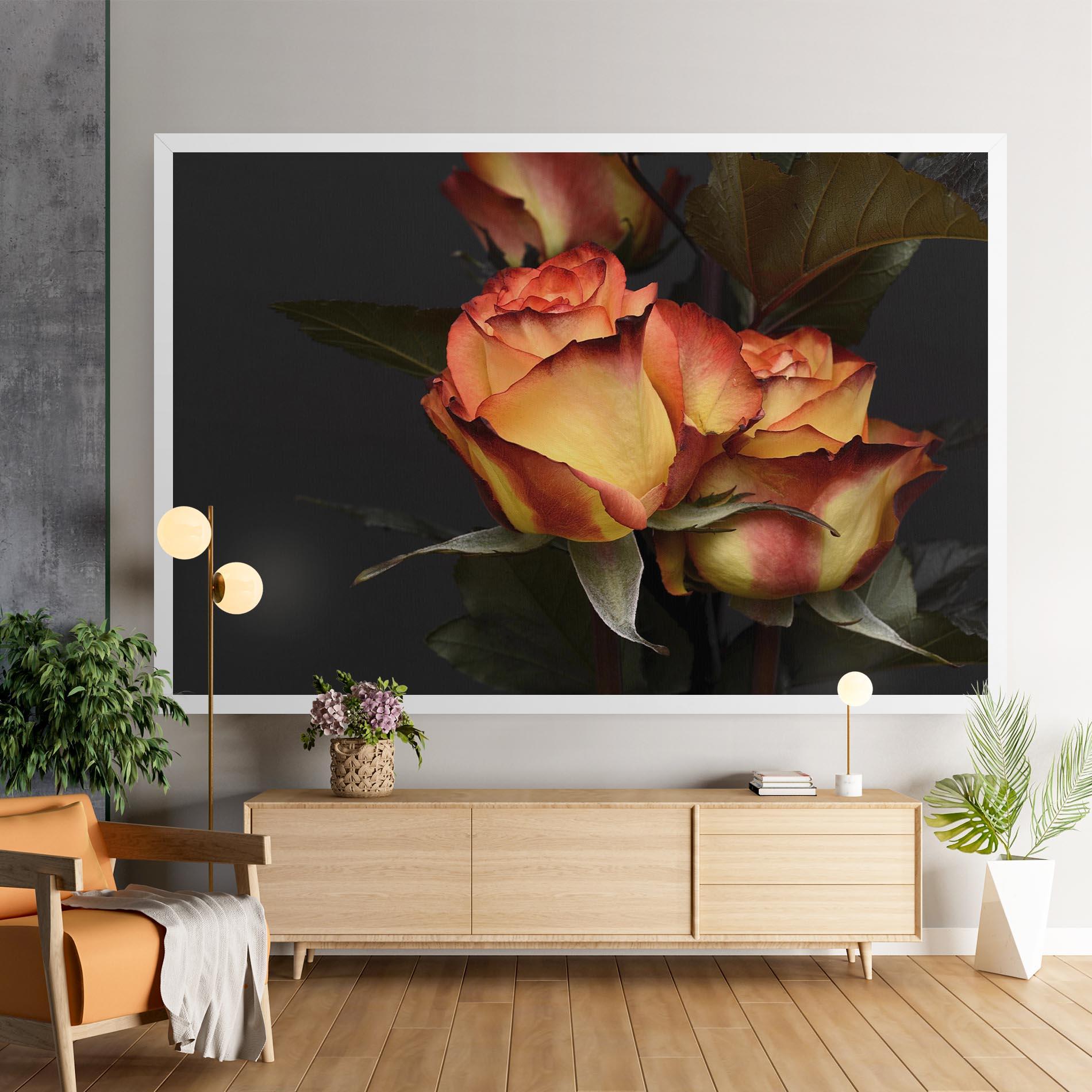 Vászonkép Orange Rose mockup 9