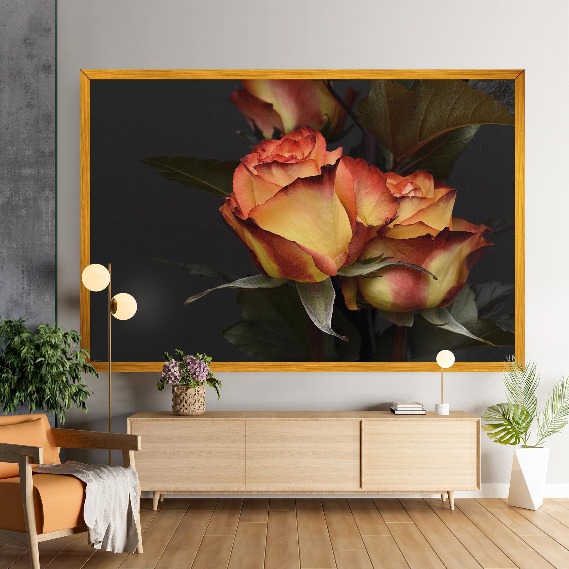 Vászonkép Orange Rose mockup 9