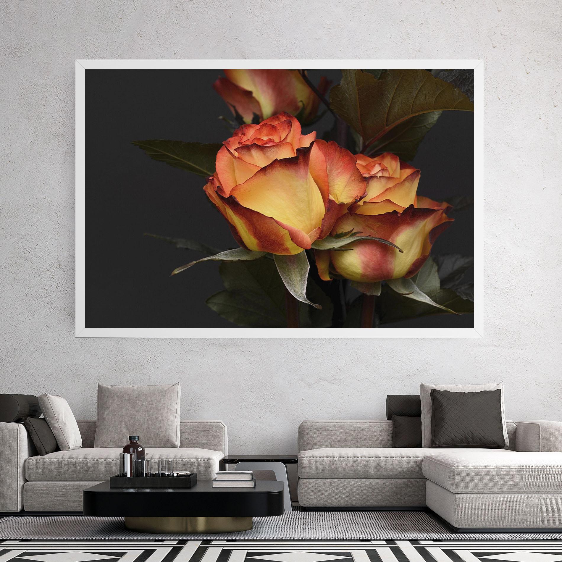 Vászonkép Orange Rose mockup 2