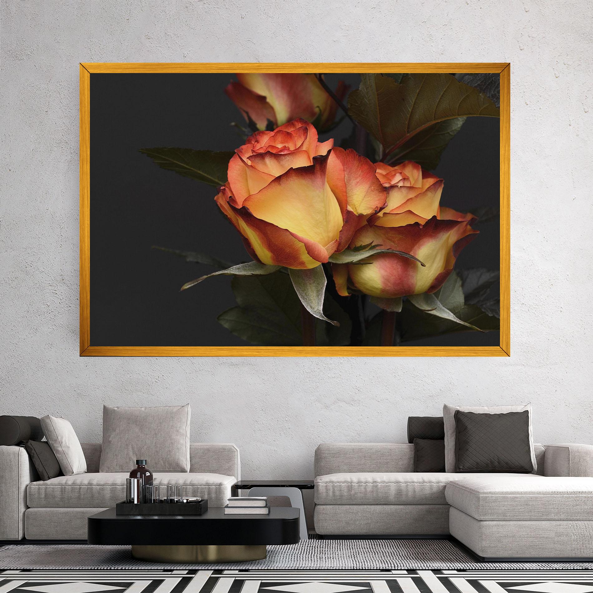 Vászonkép Orange Rose mockup 2