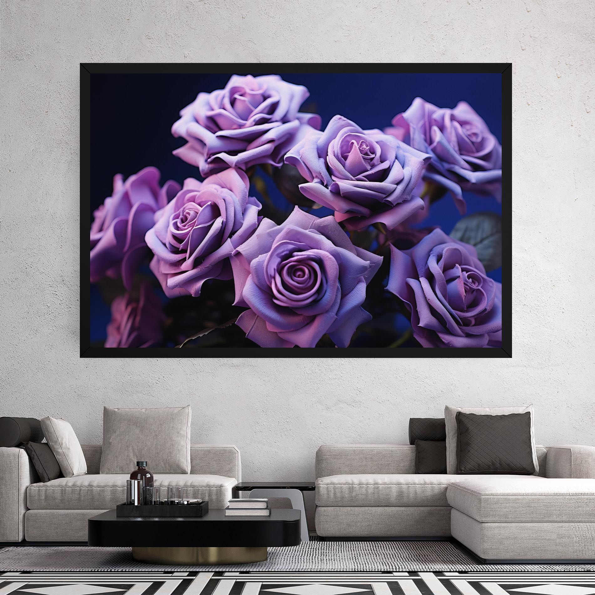 Pastel Purple Rose mockup 2