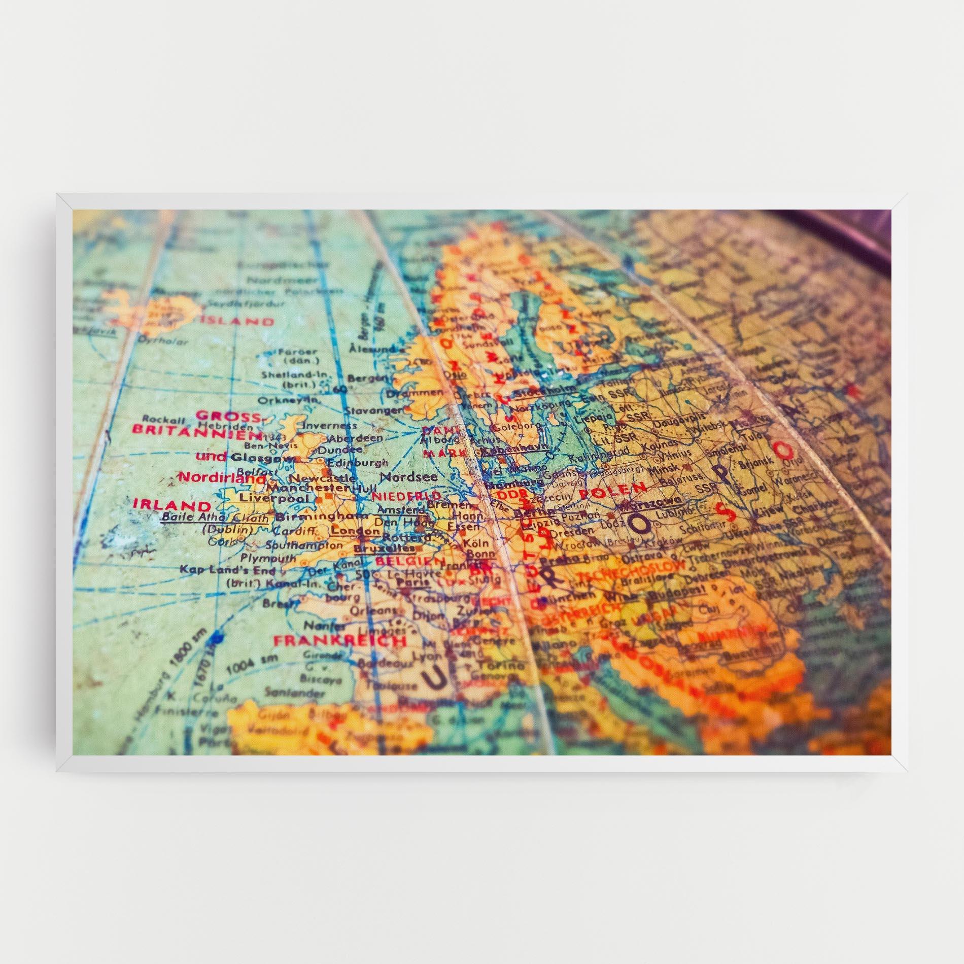 Vászonkép Globe mockup 0