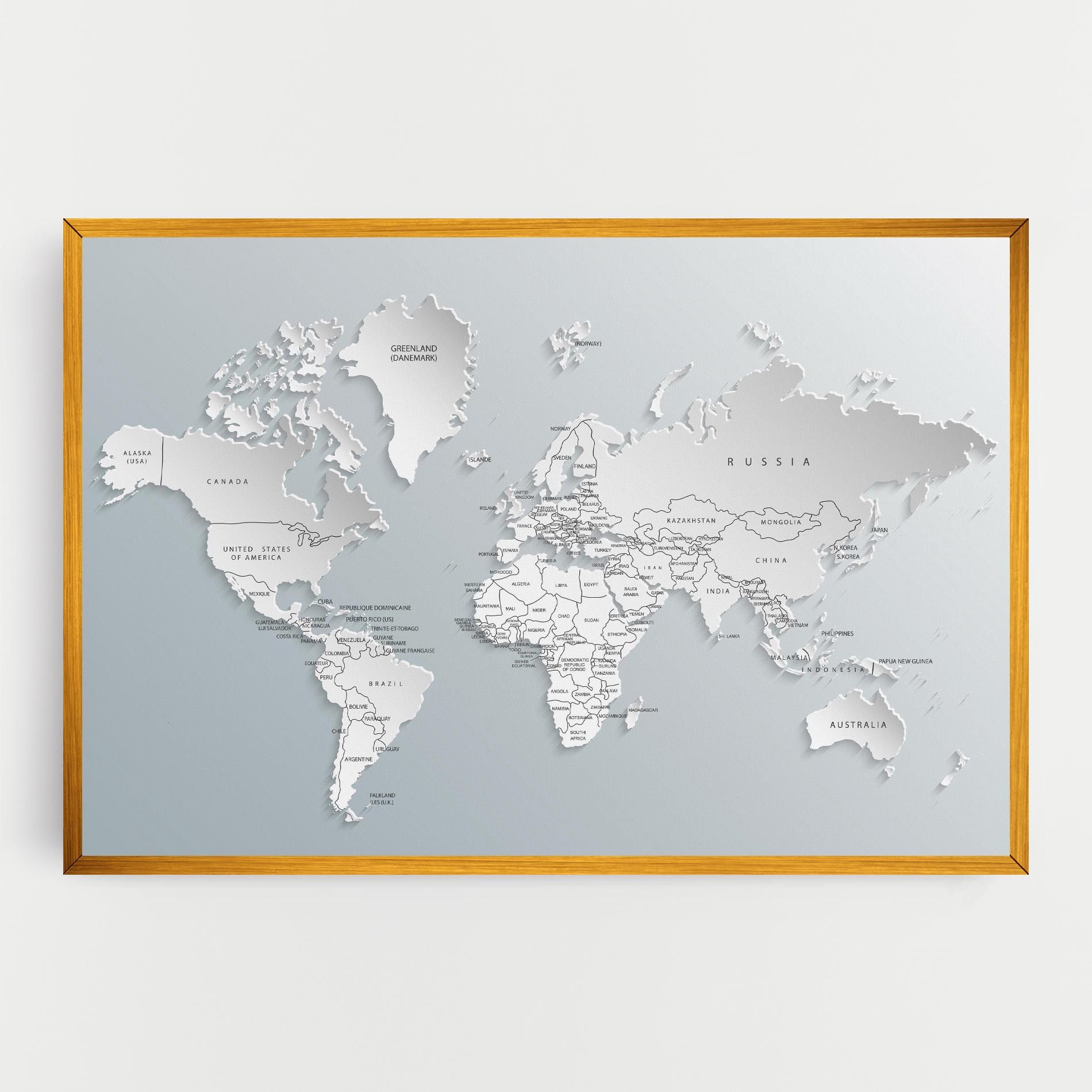 Grey White Map mockup 0