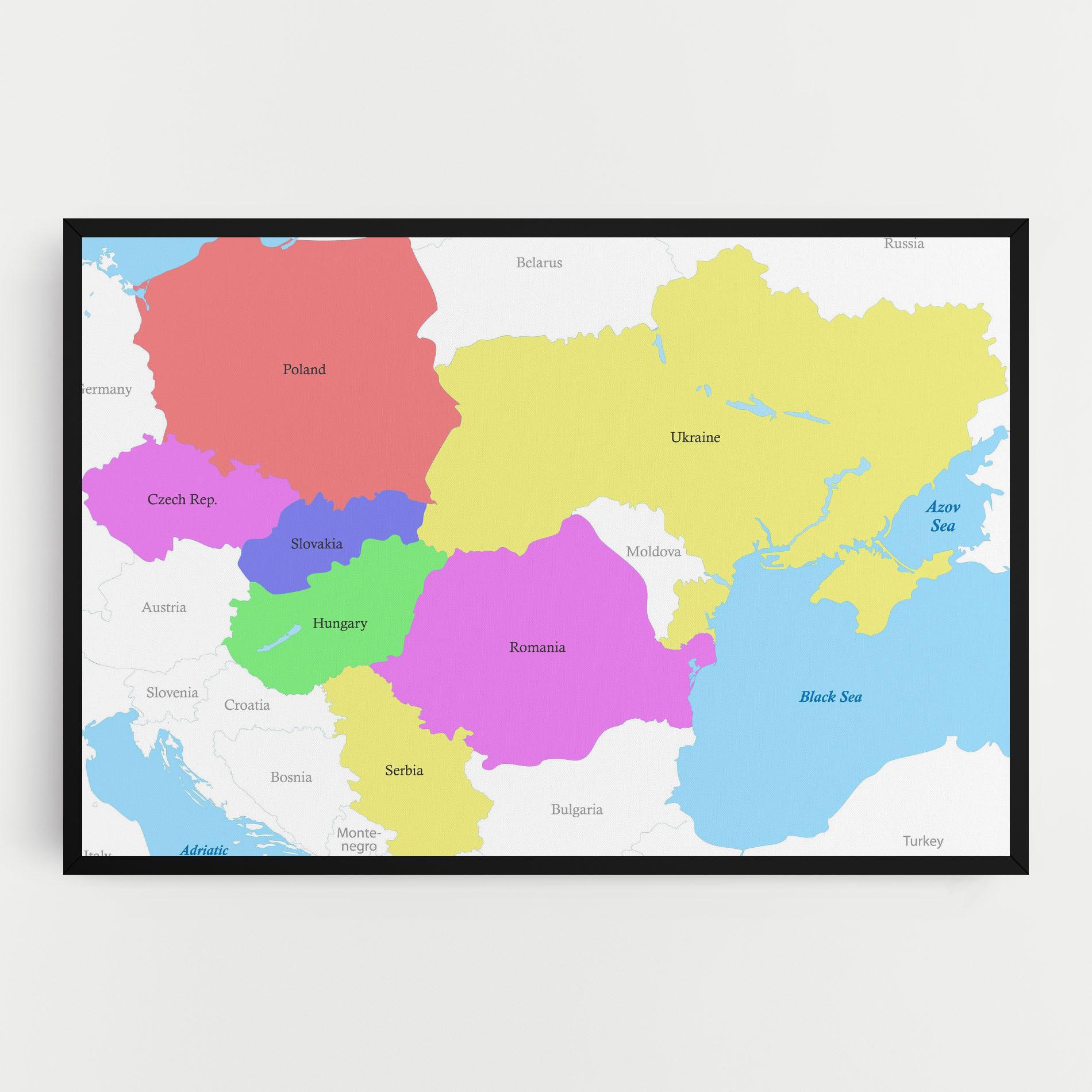 Vászonkép Black Sea mockup 0