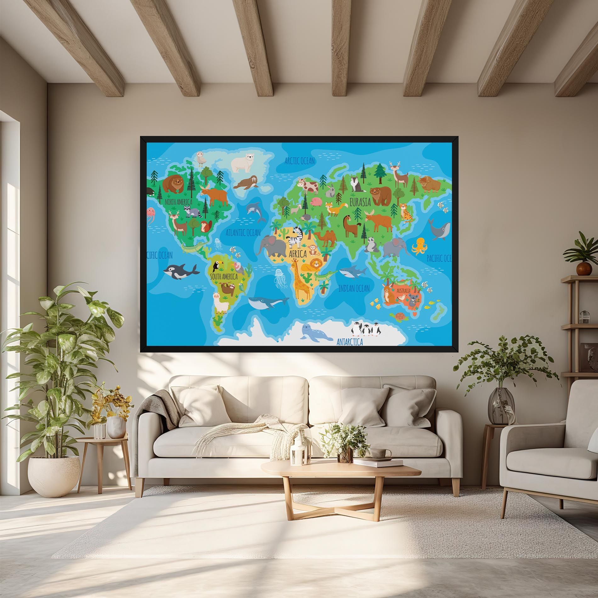 Worldwide Kids Map mockup 6