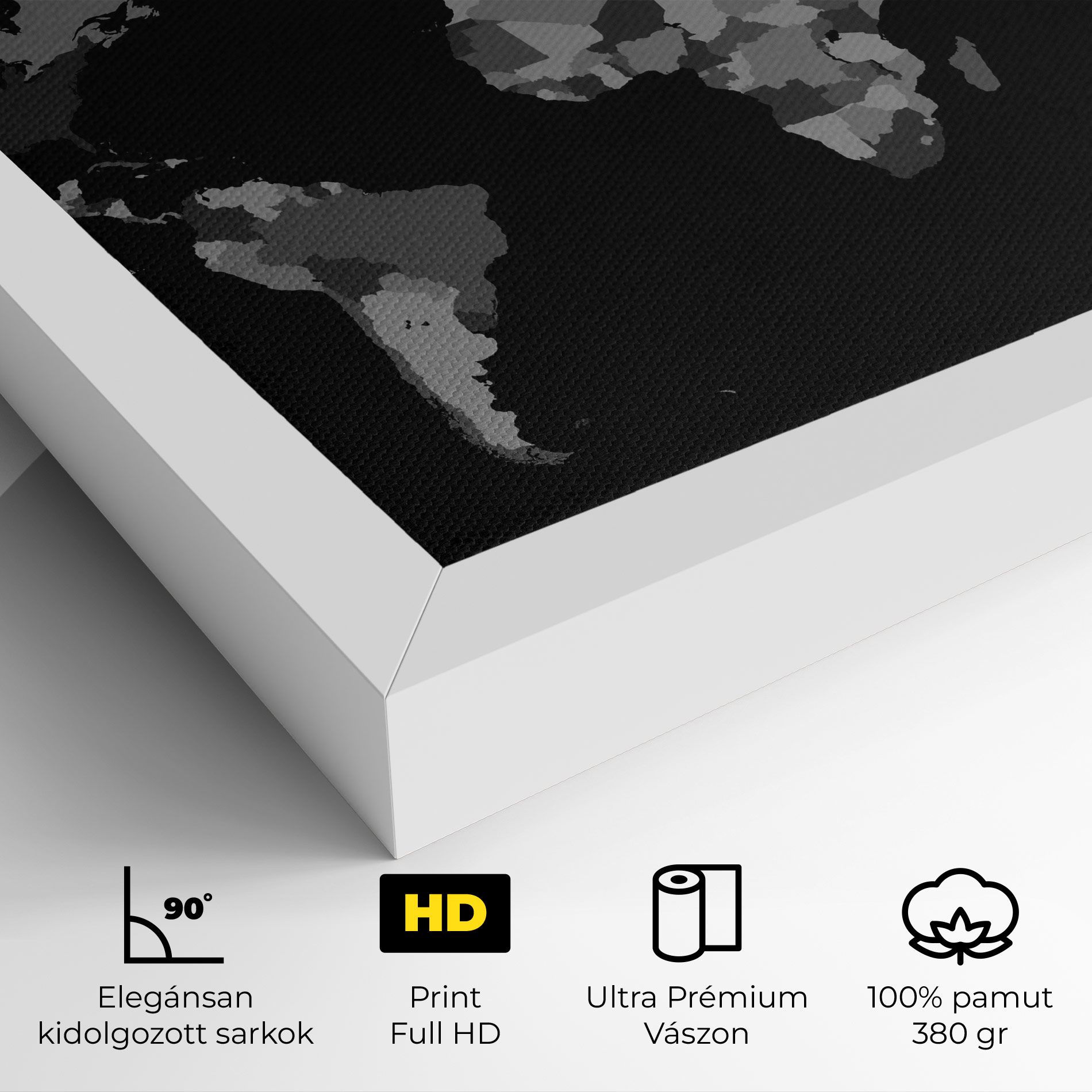 Grey Map World mockup 4