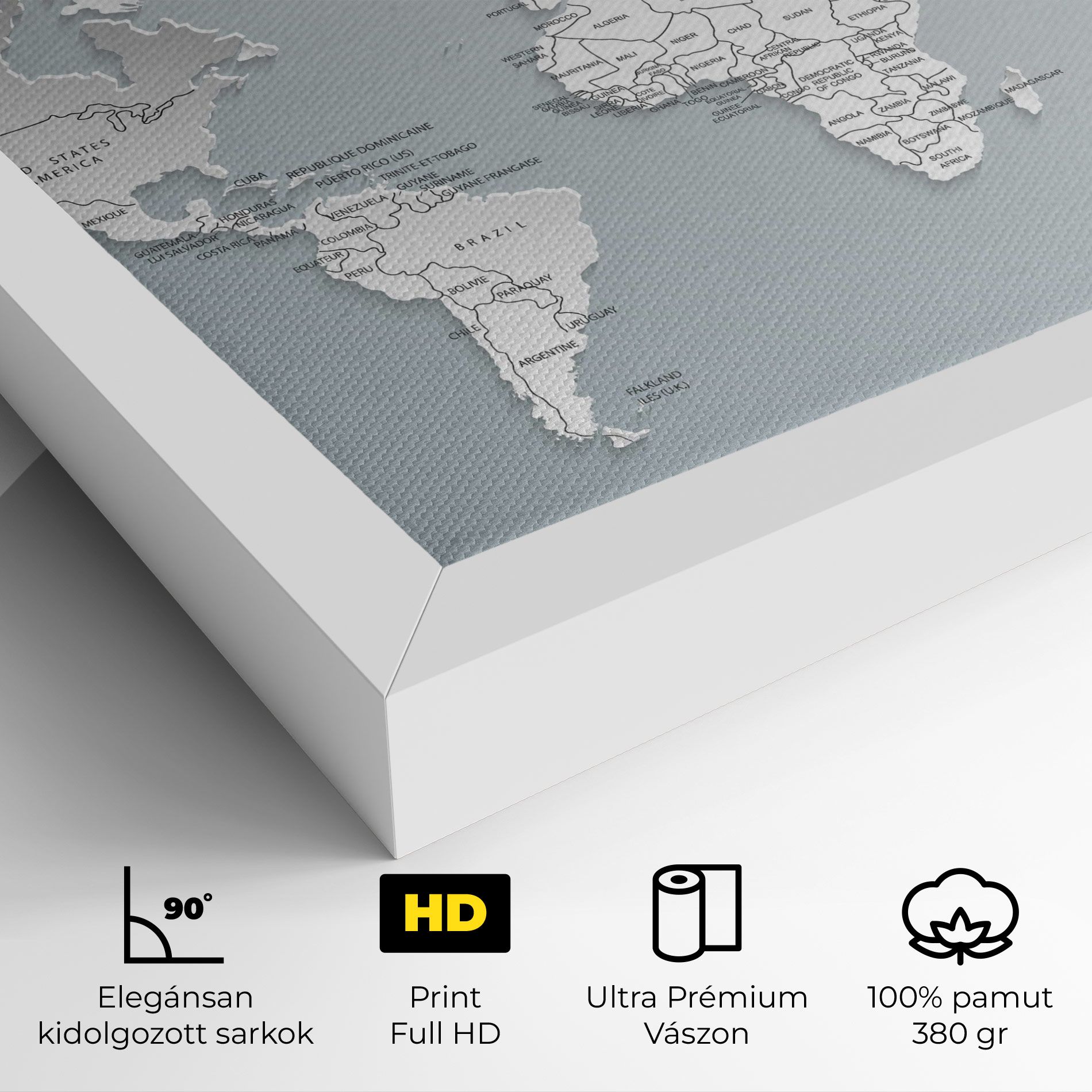 Grey White Map mockup 4