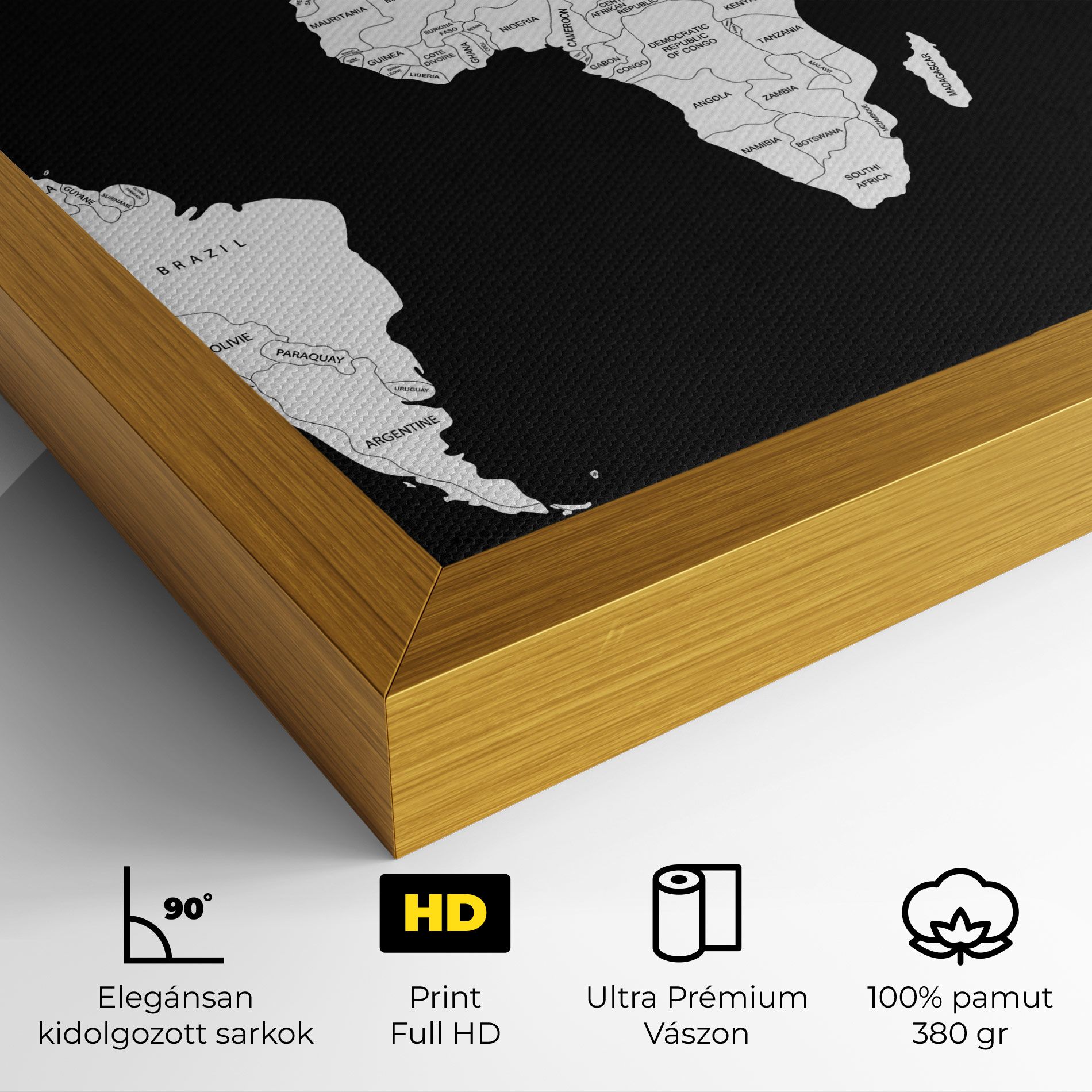 White World Map mockup 4