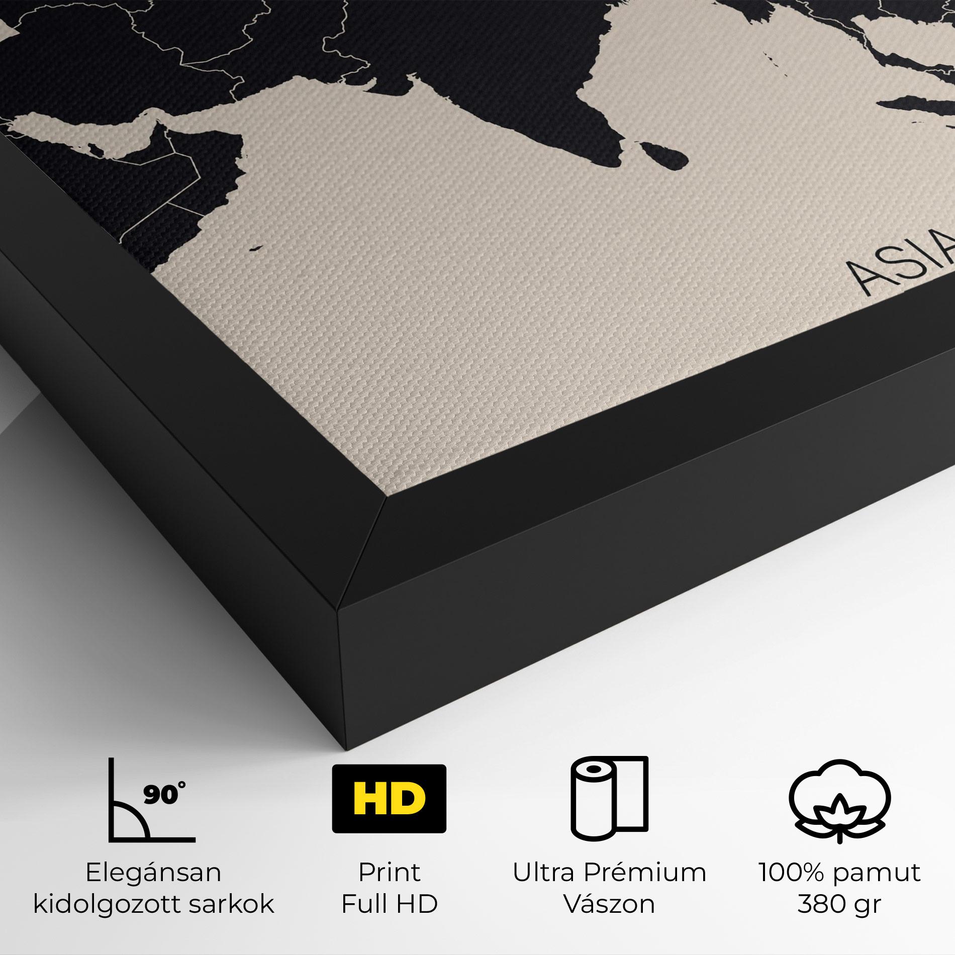 Vászonkép Asia Continent mockup 4