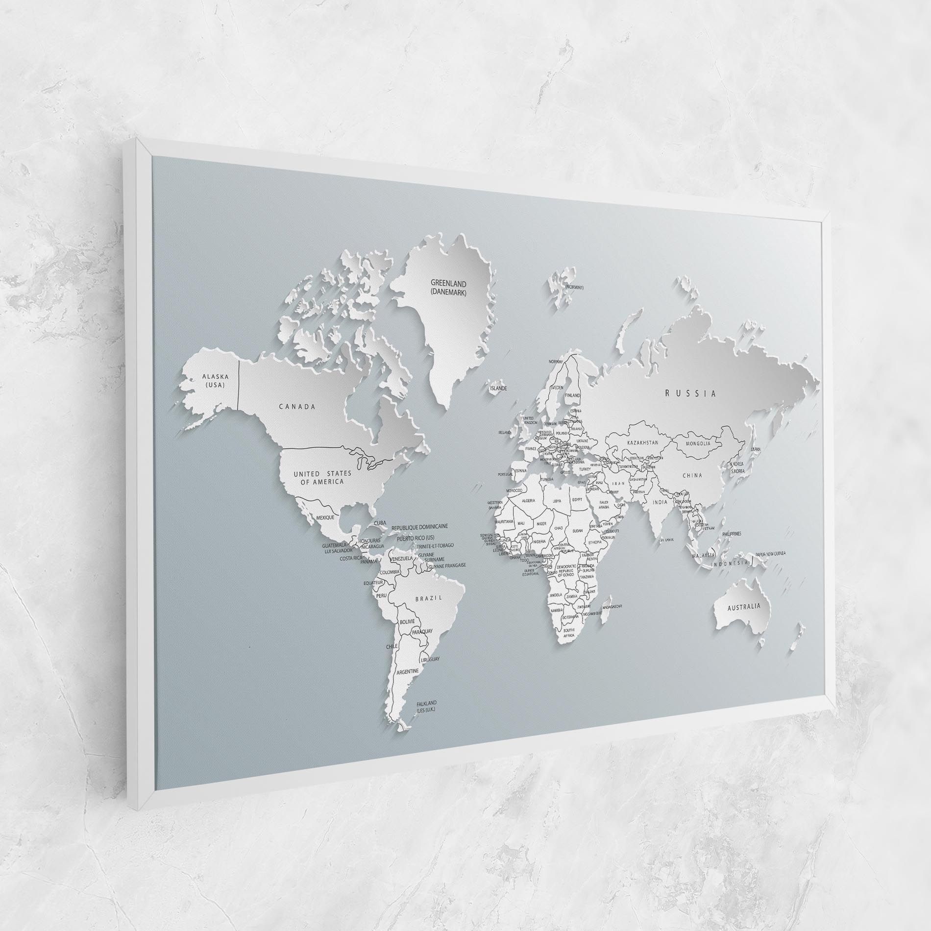 Grey White Map mockup 1