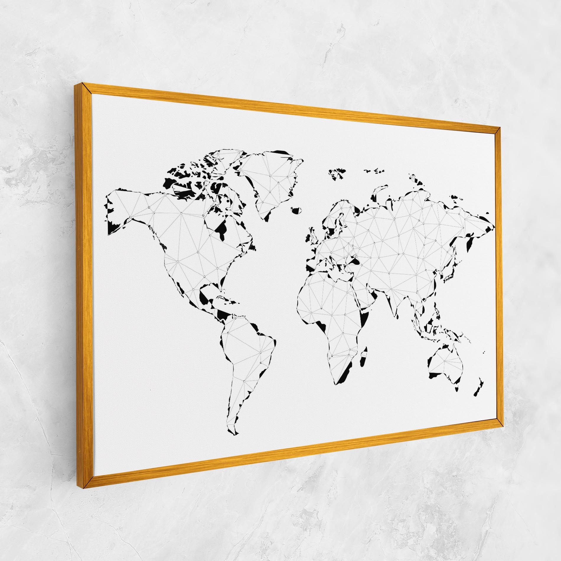 Black Line Map mockup 1
