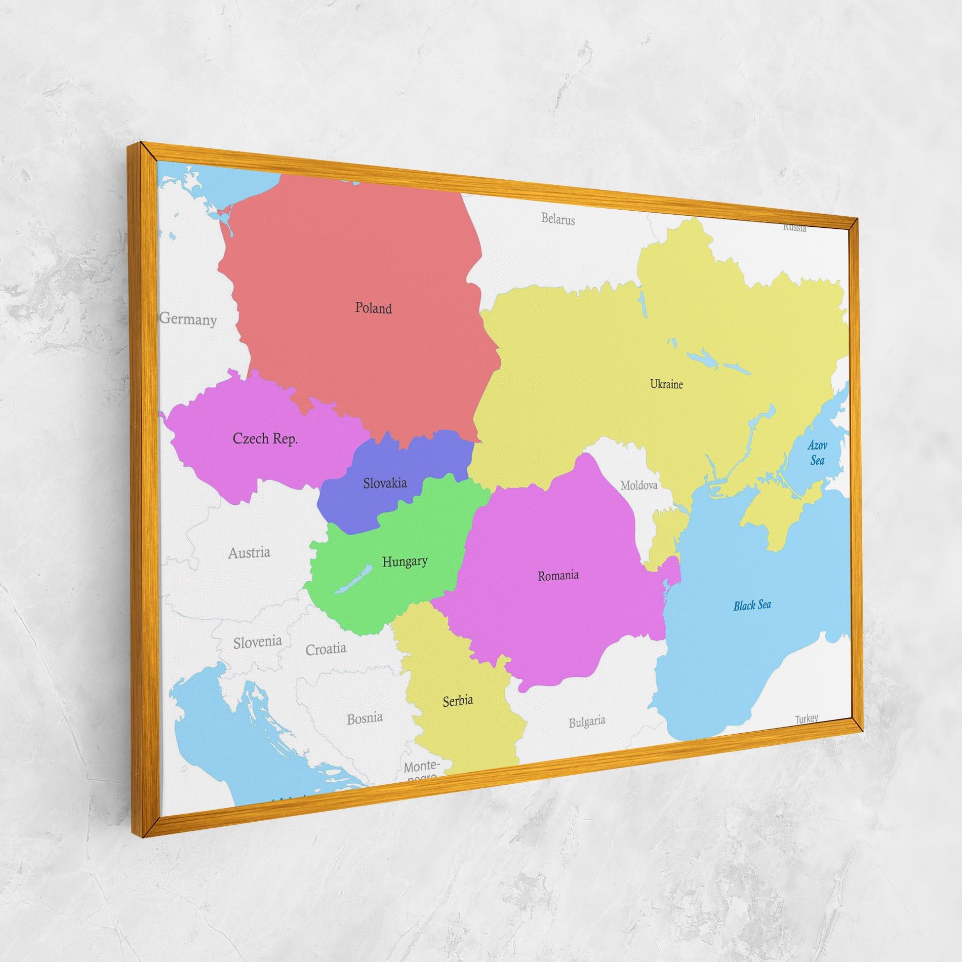 Vászonkép Black Sea mockup 1