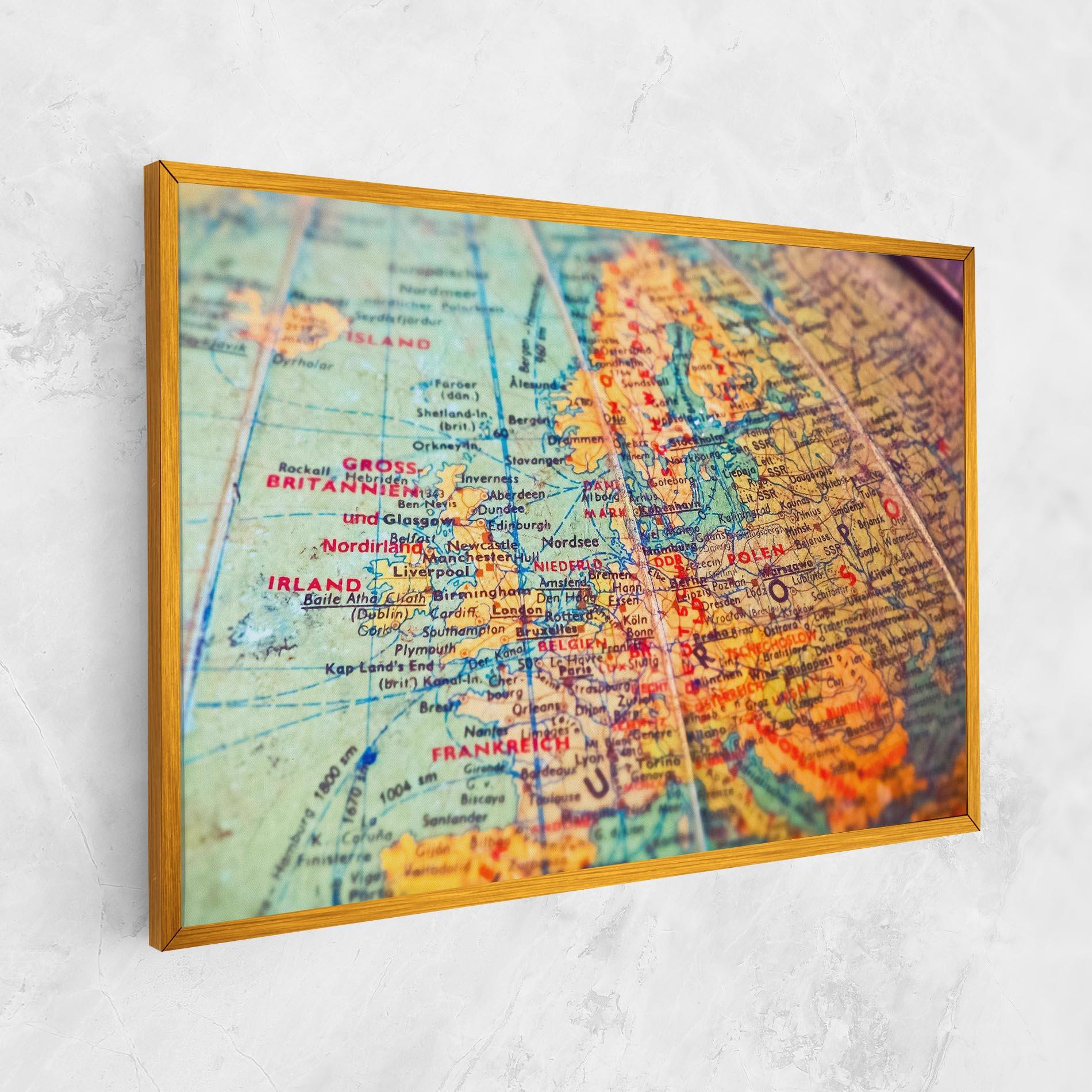 Vászonkép Globe mockup 1