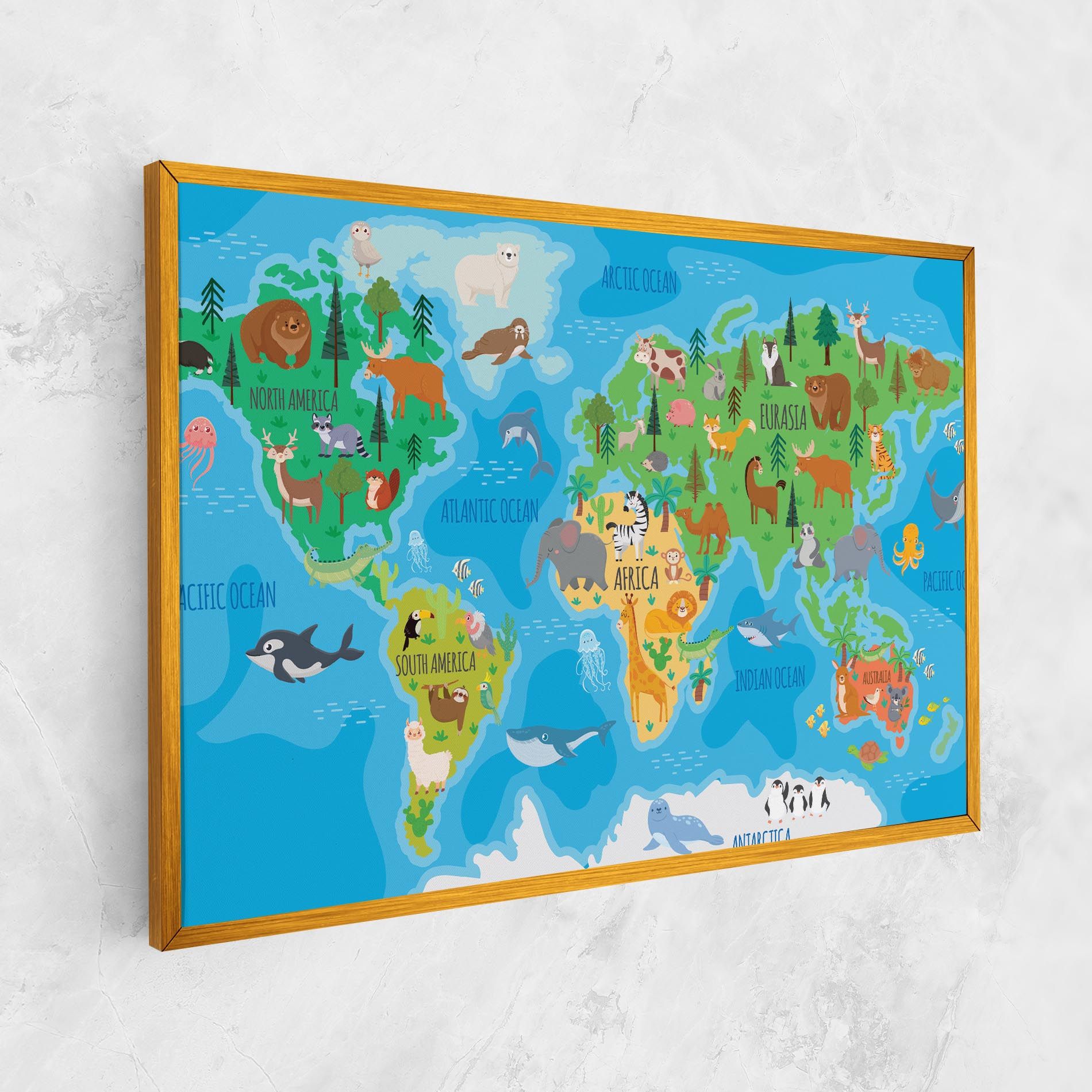 Worldwide Kids Map mockup 1