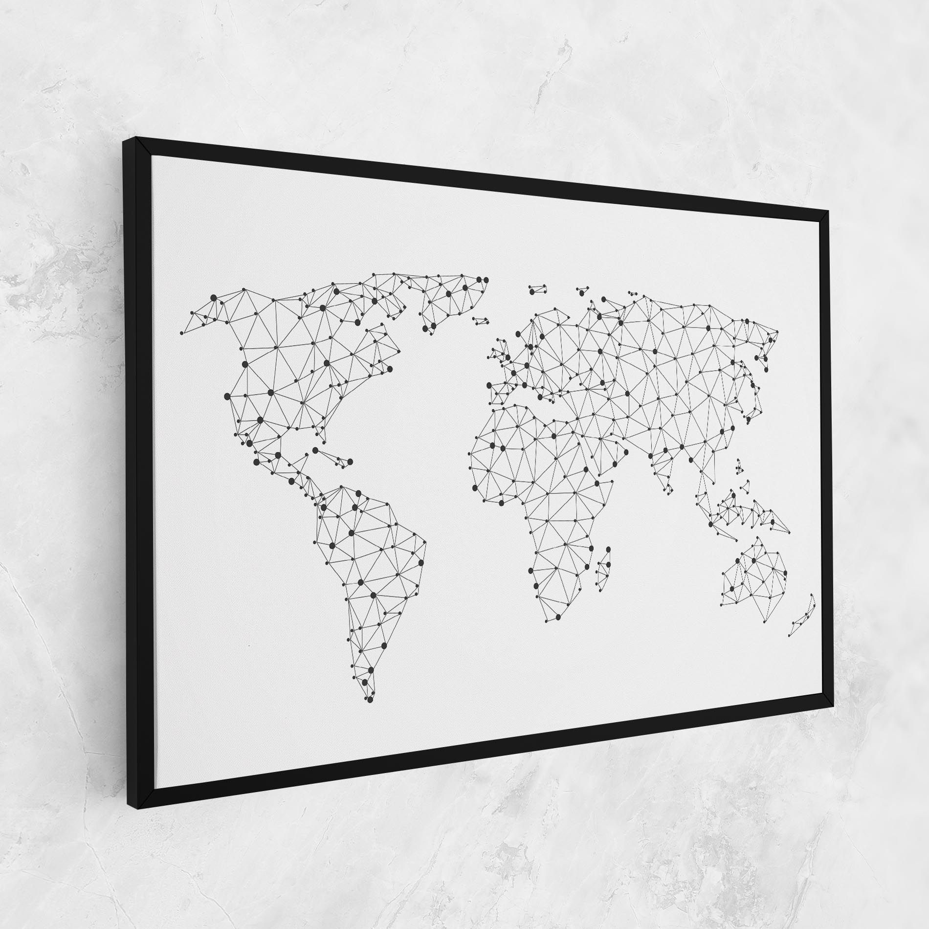 Black Map Line mockup 1