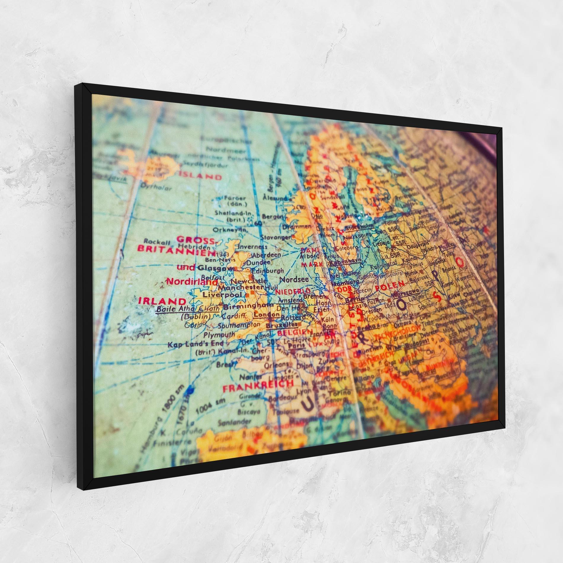 Vászonkép Globe mockup 1