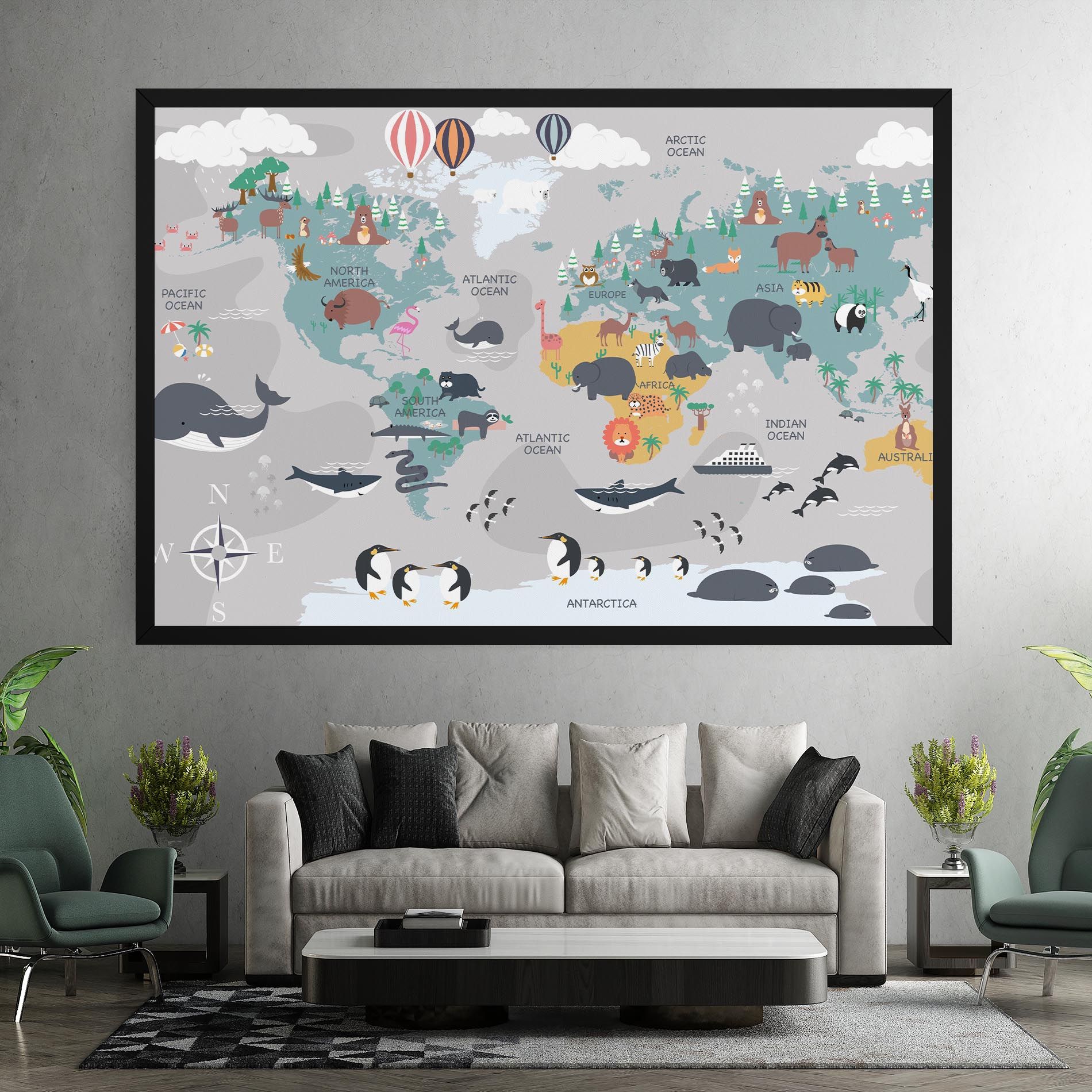 Cute Kids Map mockup 7