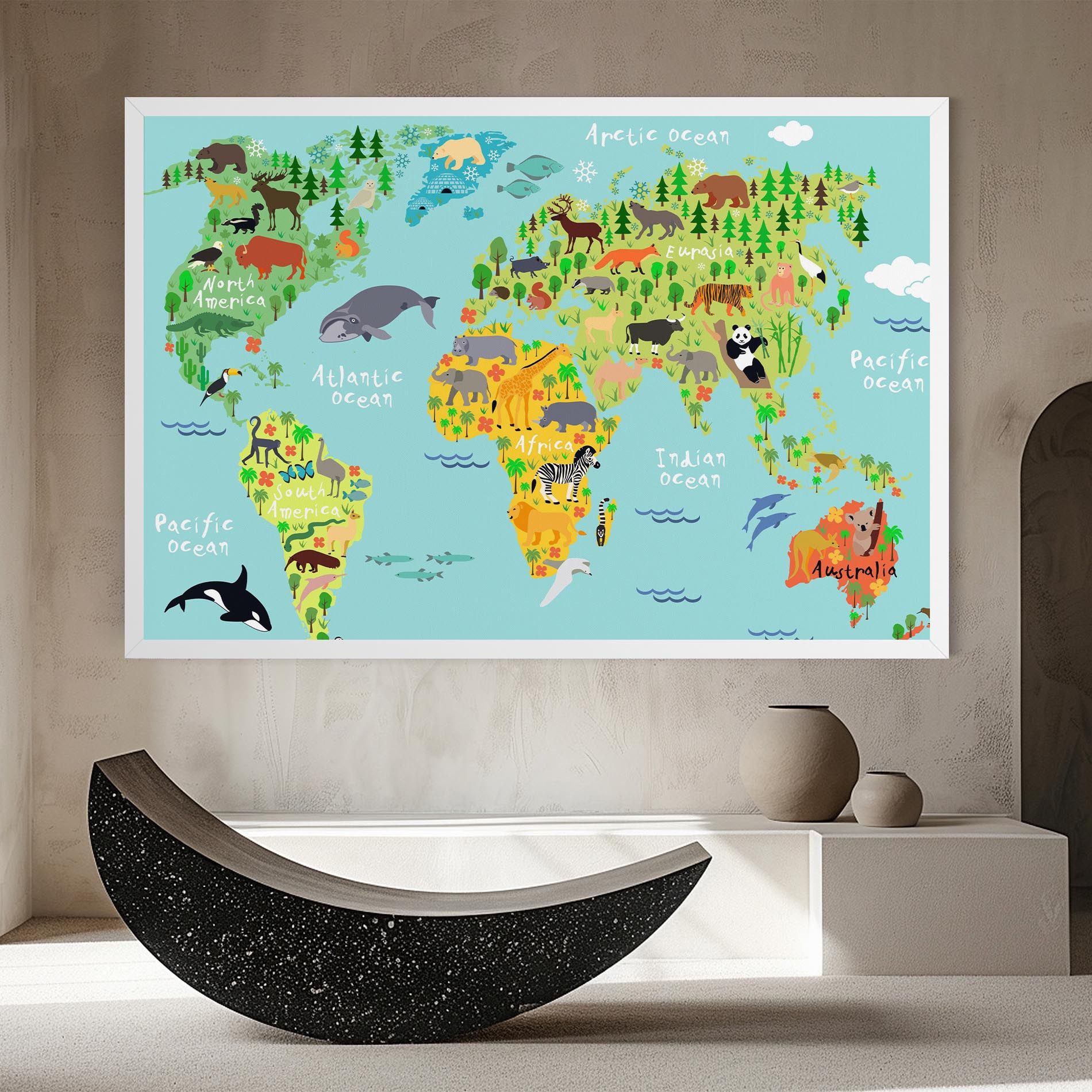 Animal World Map mockup 8