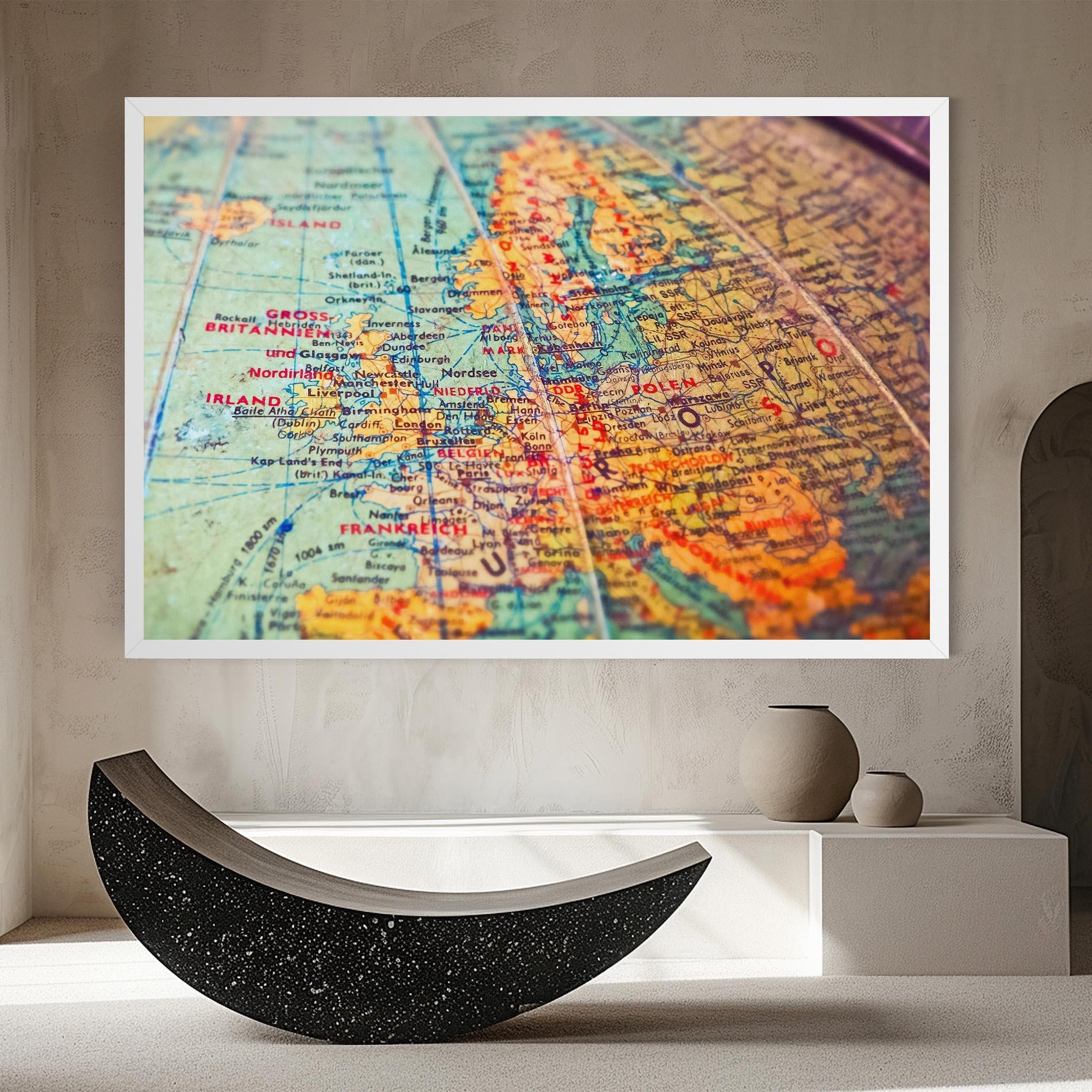 Vászonkép Globe mockup 8