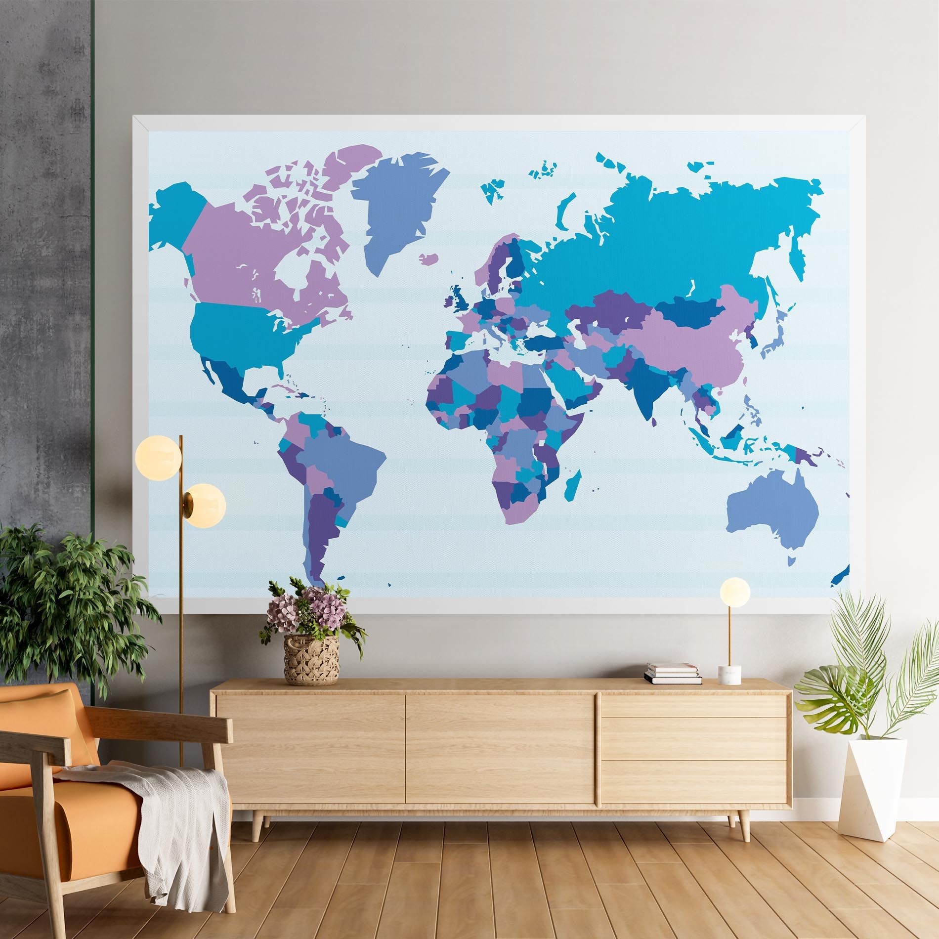 Blue Purple Map mockup 9