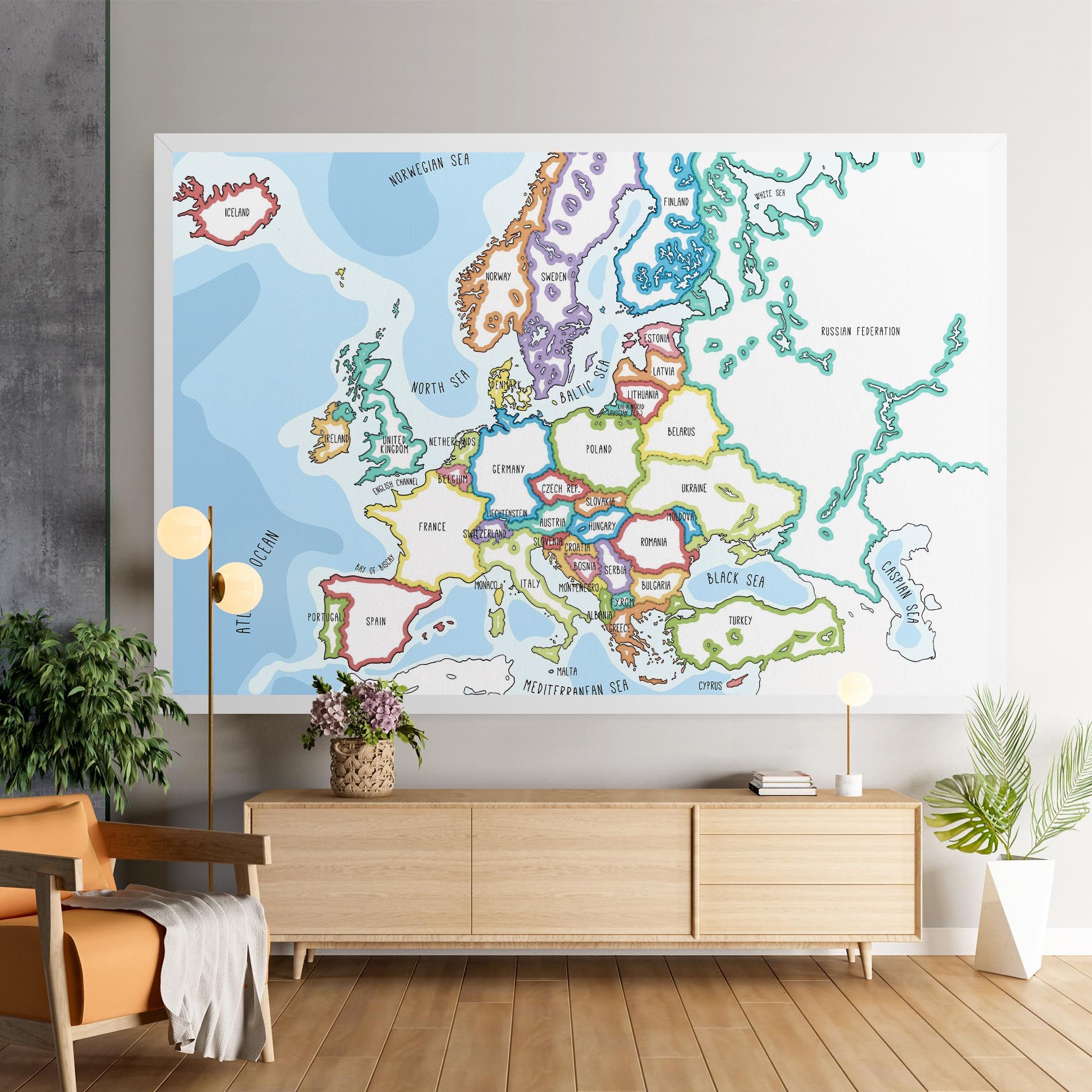 Europe Map mockup 9