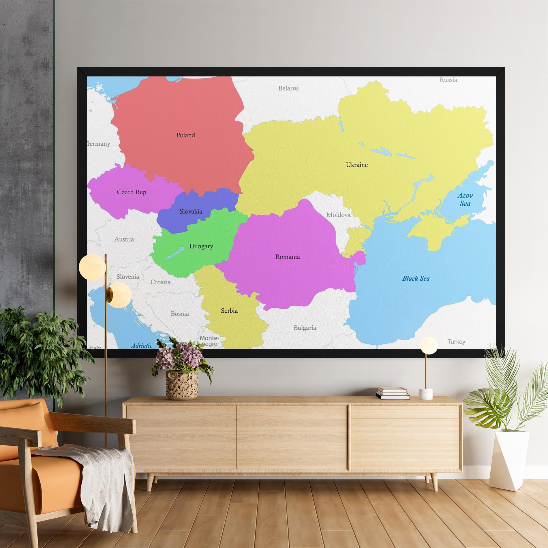 Vászonkép Black Sea mockup 9