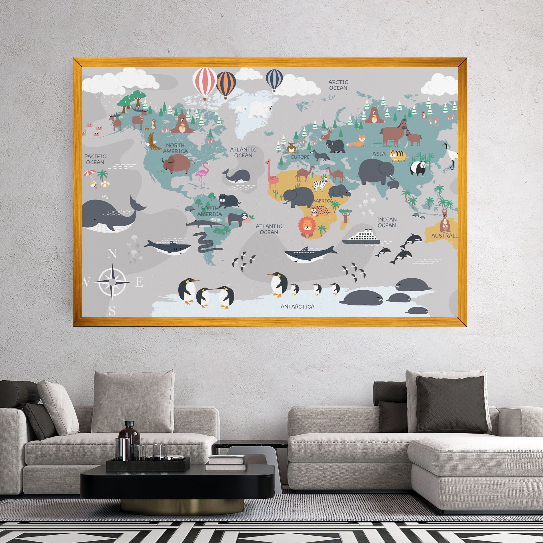 Cute Kids Map mockup 2