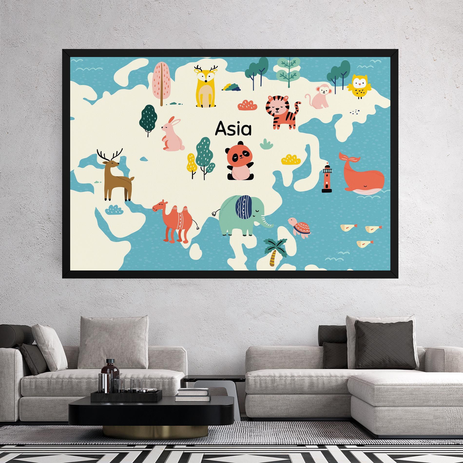 Asia Cute Map mockup 2