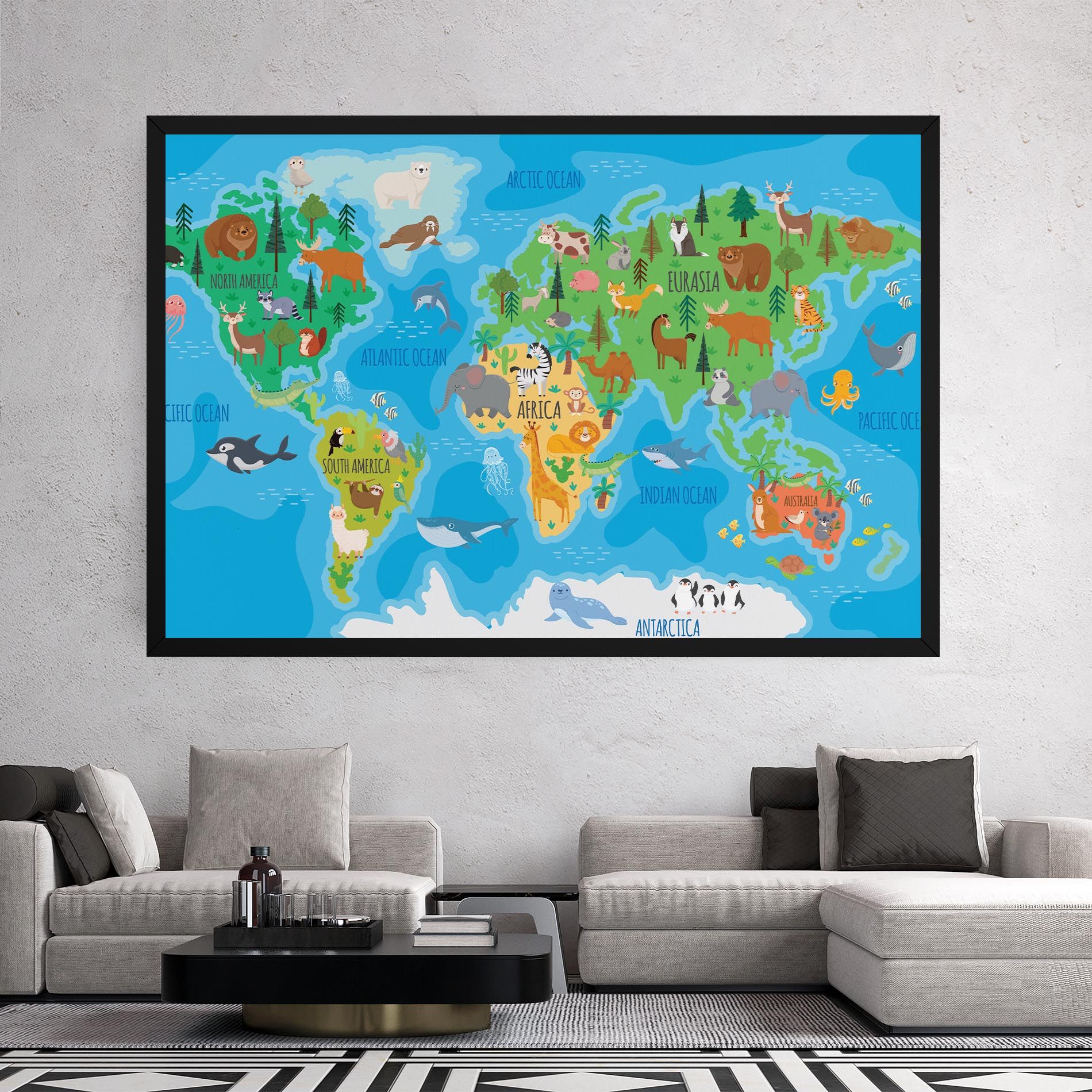 Worldwide Kids Map mockup 2