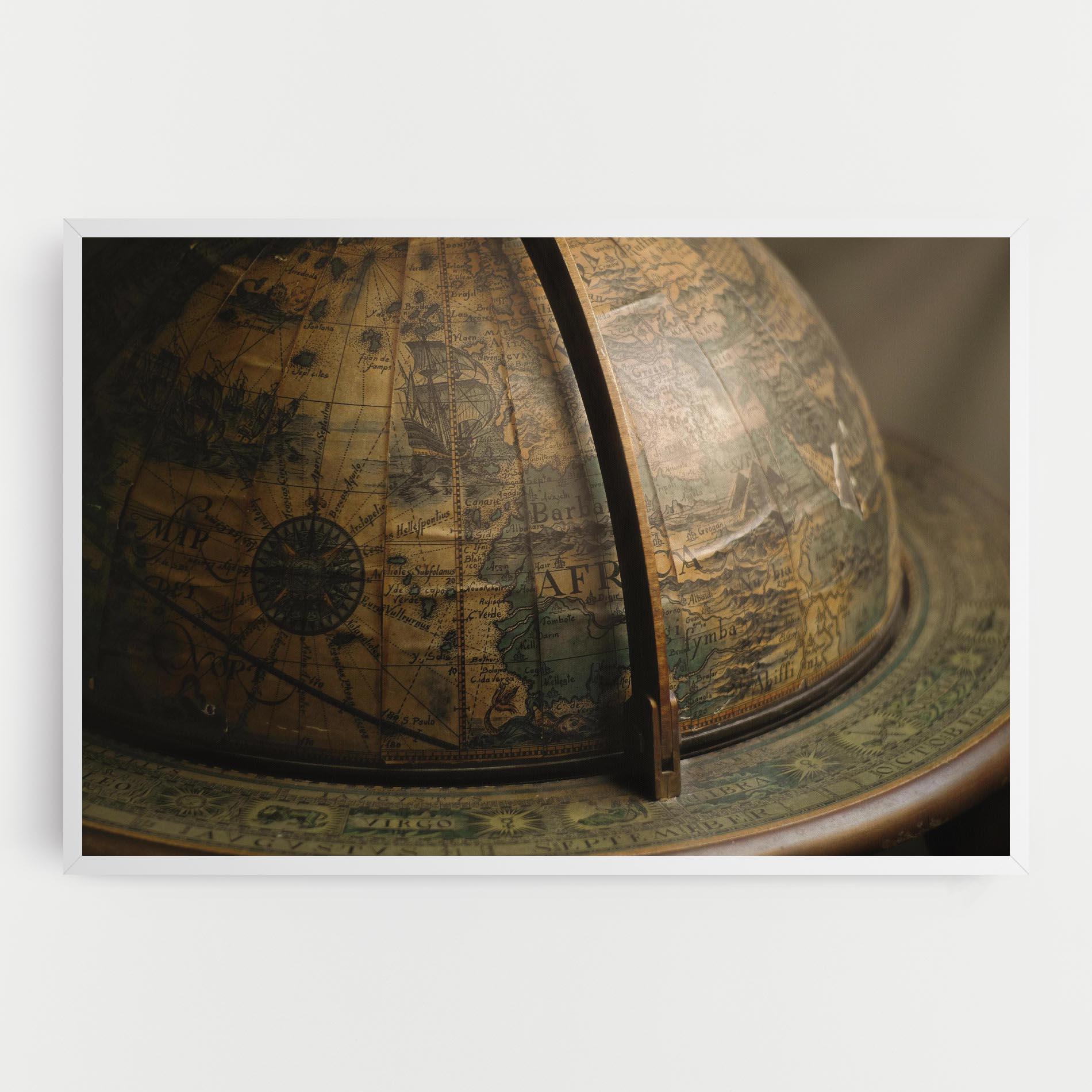 Vászonkép Globe Map mockup 0