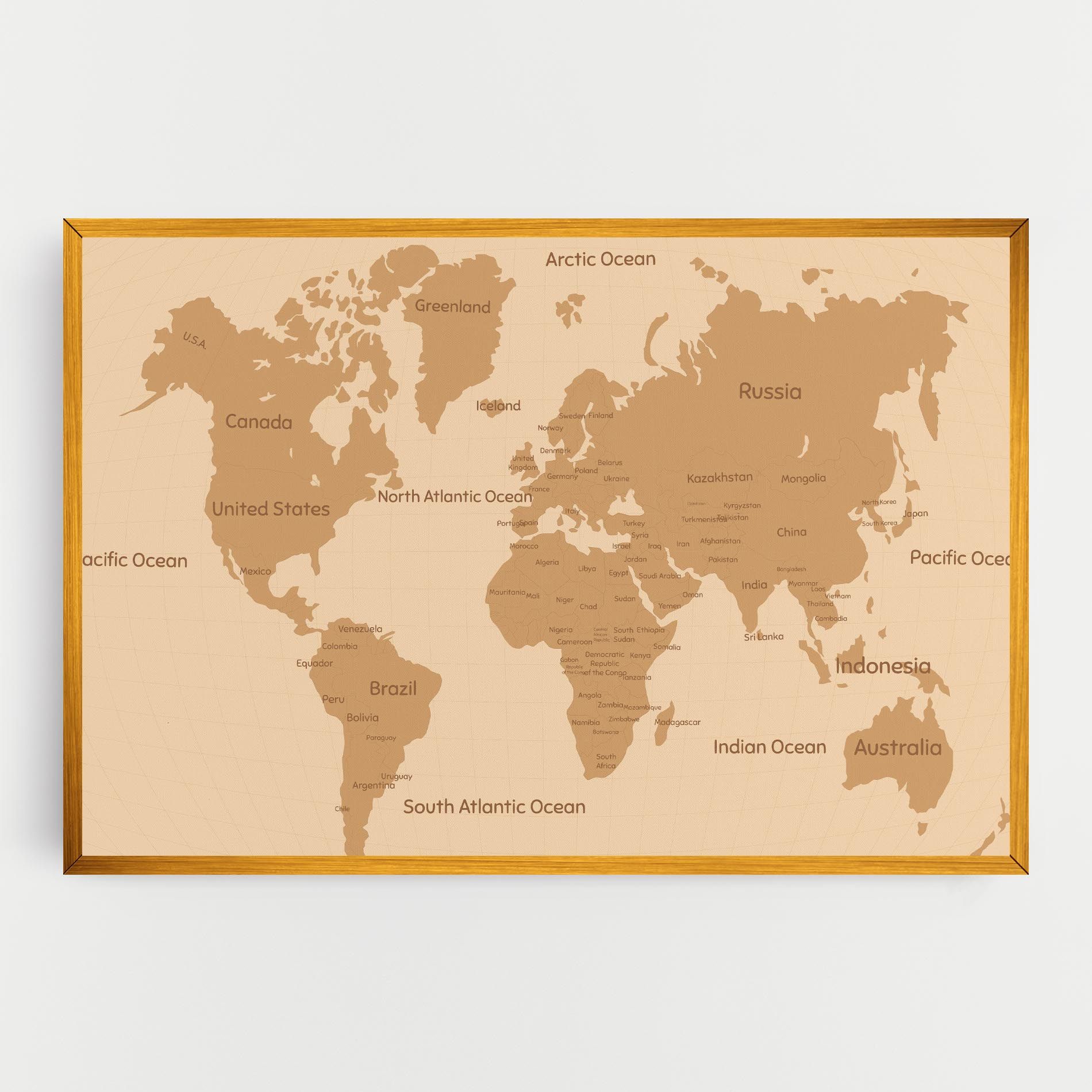 Ocean Old Map mockup 0