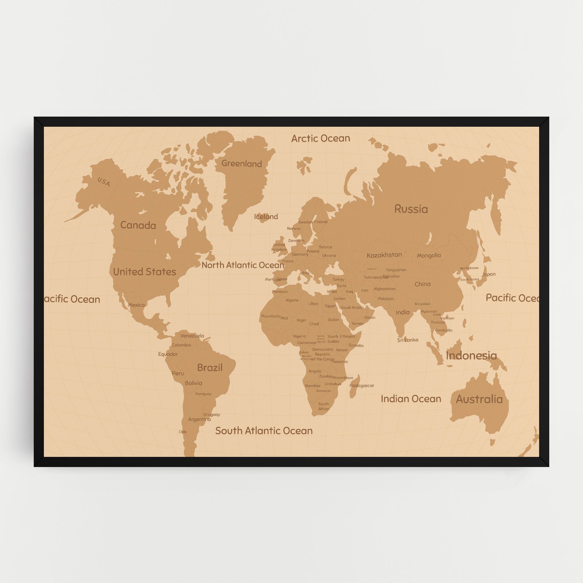 Ocean Old Map mockup 0