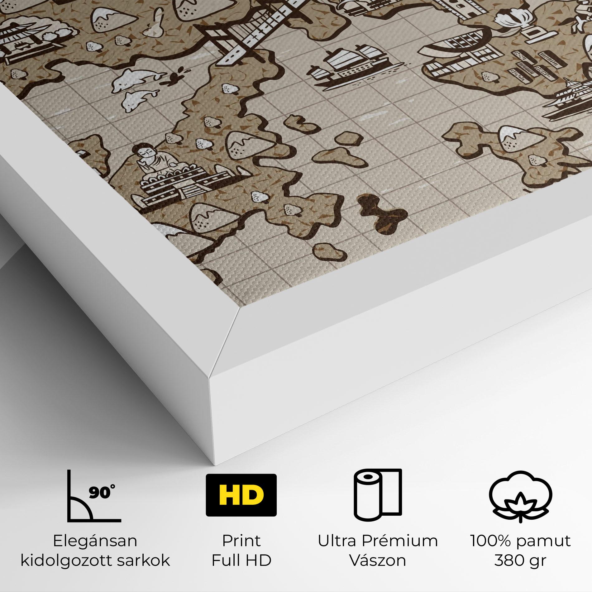 Vászonkép Hong Kong mockup 4