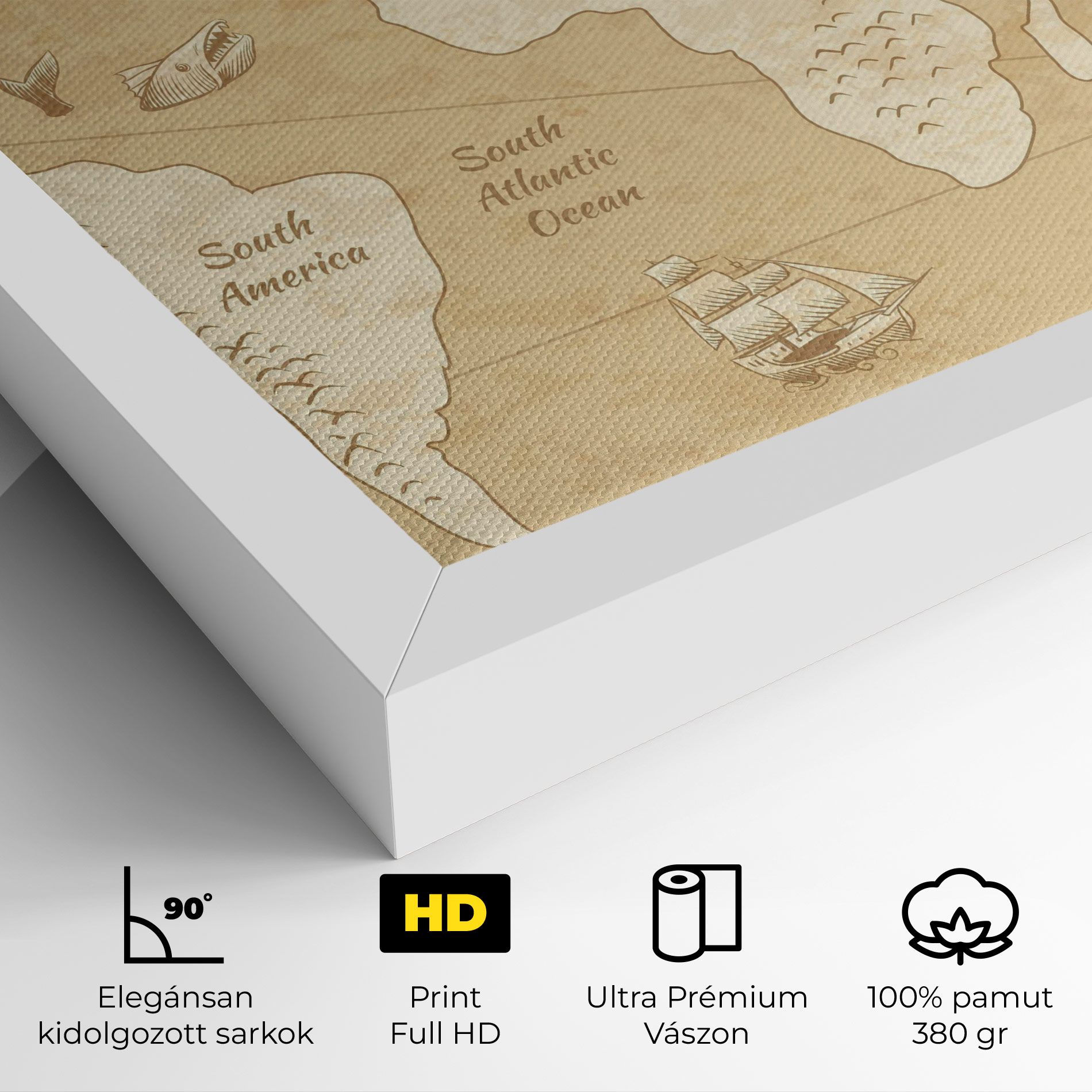 Old Continents Map mockup 4